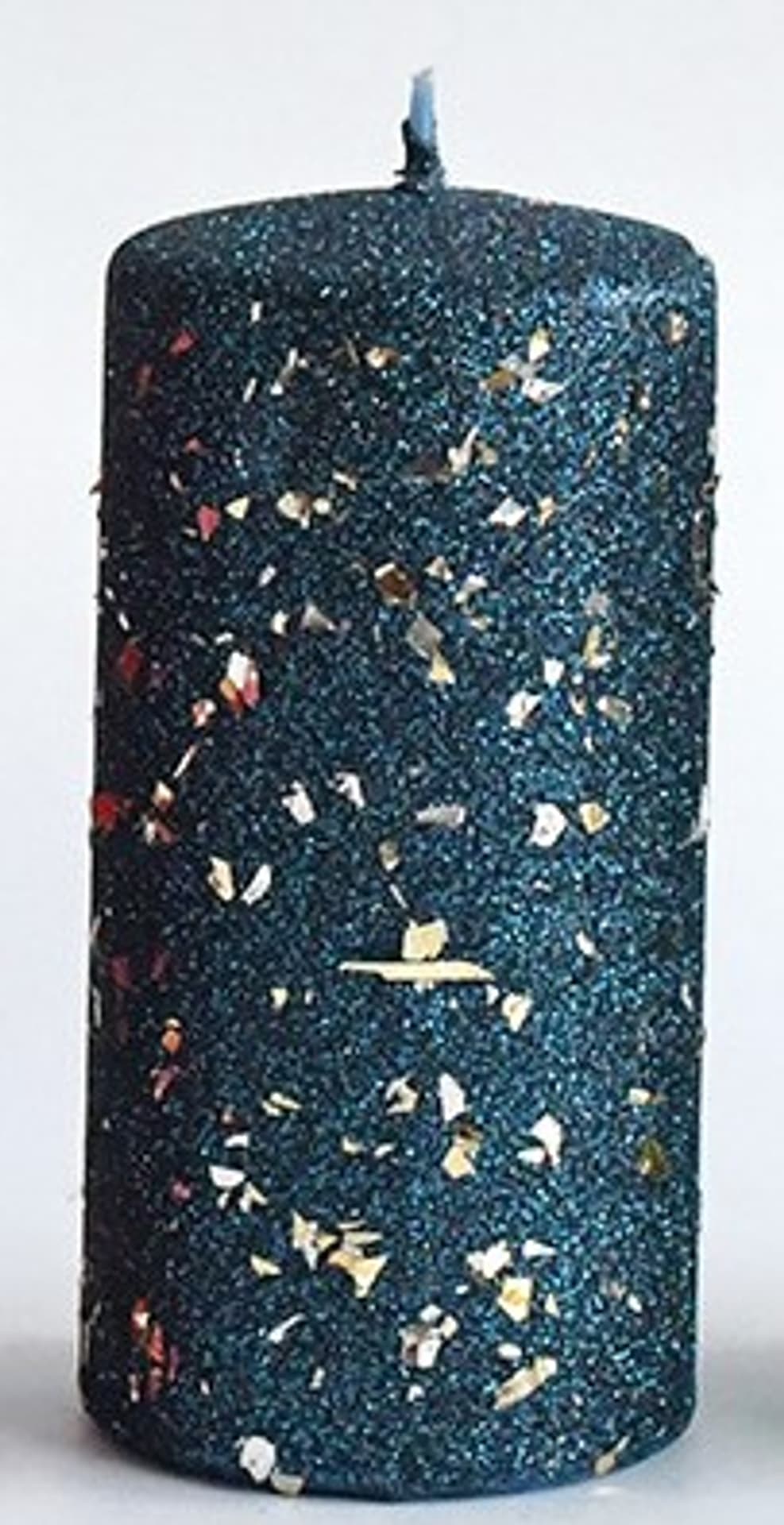 

Świeca GLAMOUR NEW Walec duży 7xh17,5cm parafinowa granatowa