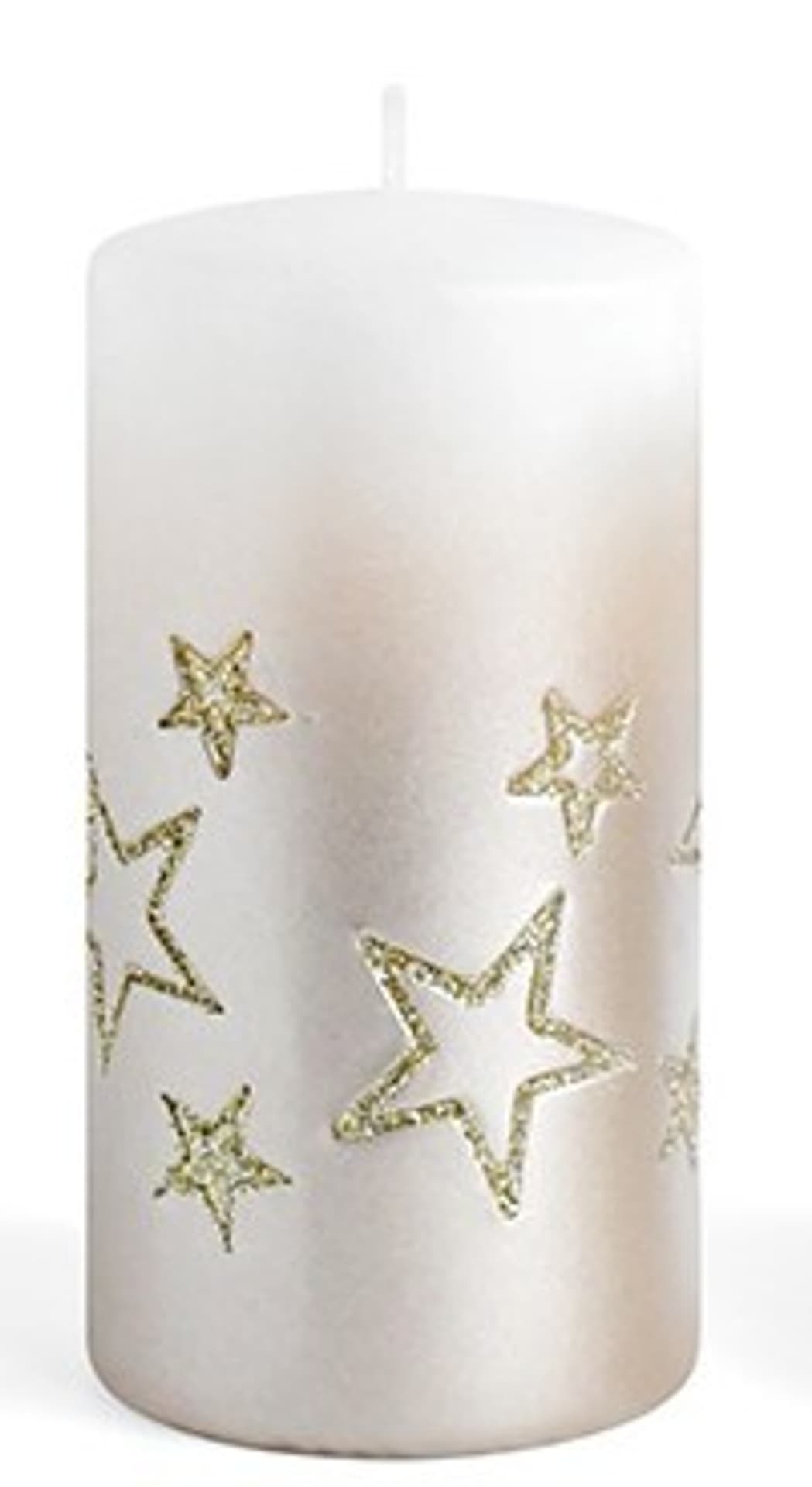 

Świeca STELLA walec mały 7xh10cm parafinowa szampan