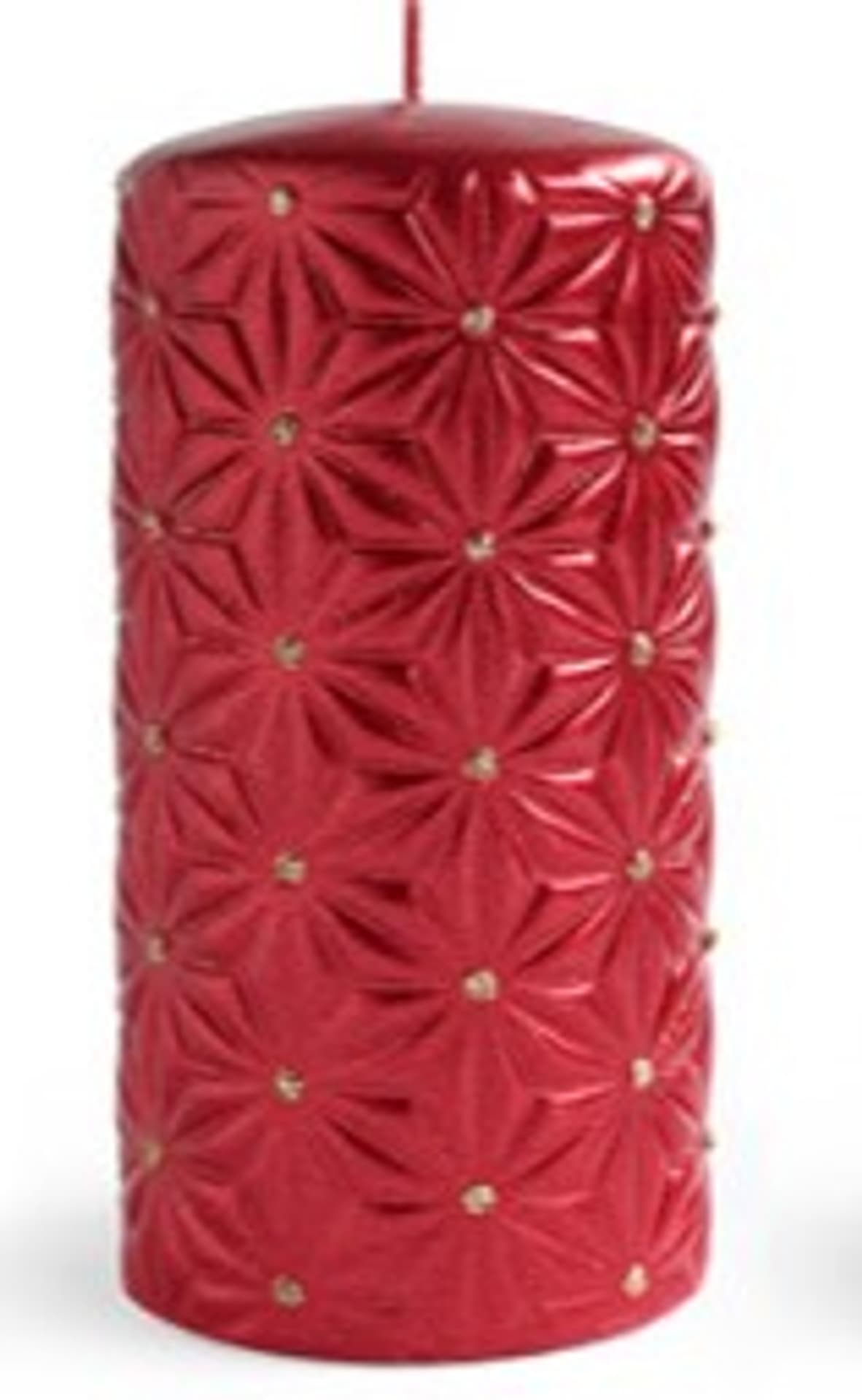 

Świeca RAVENNA walec średni 7x14cm parafinowa czerwona