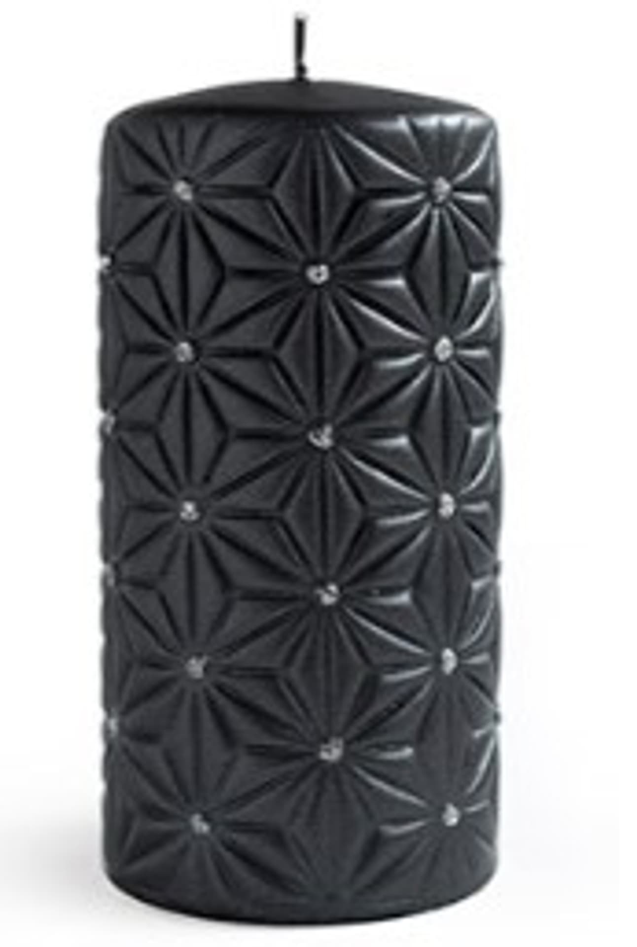 

Świeca RAVENNA walec mały 7xh10cm parafinowa czarna