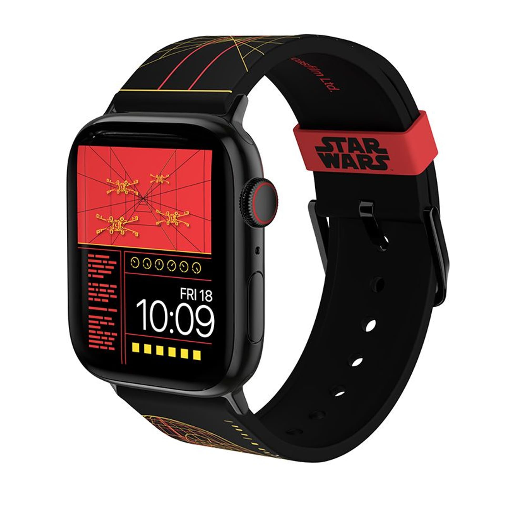 

Star Wars - Pasek do Apple Watch 38/40/41/42/44/45/49 mm (Death Star Trench Run)