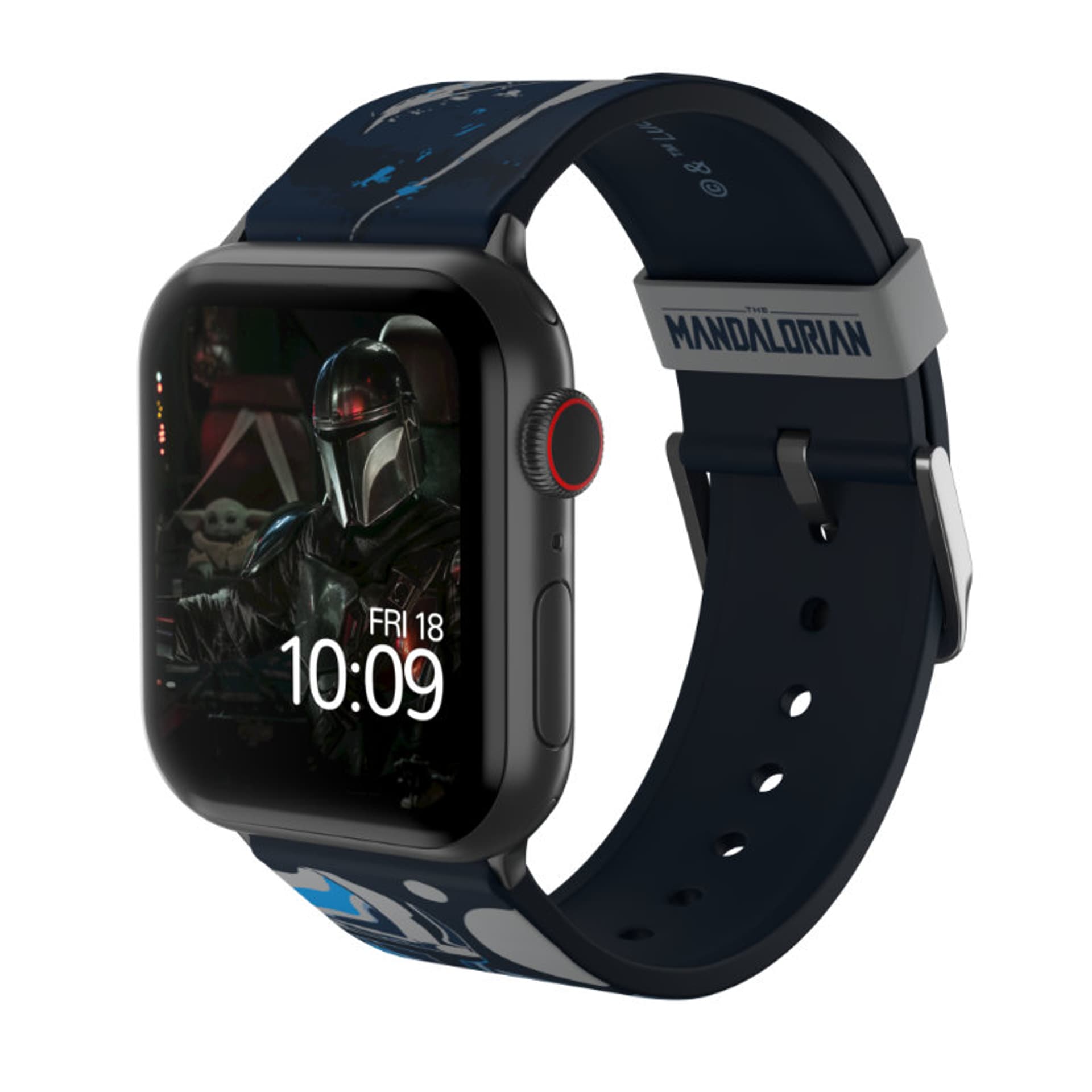 

Star Wars - Pasek do Apple Watch 38/40/41/42/44/45/49 mm (The Mandalorian Beskar Armor)