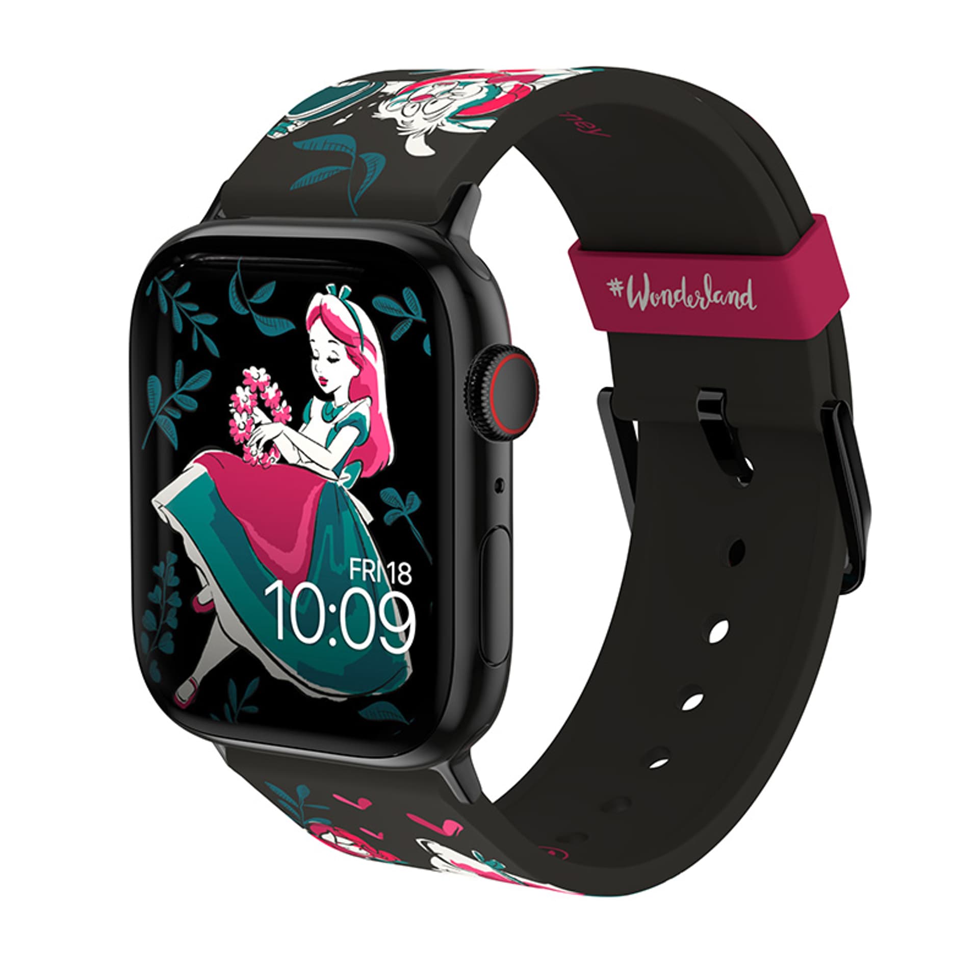 

Disney Alice in Wonderland - Pasek do Apple Watch 38/40/41/42/44/45/49 mm (Time for Tea)