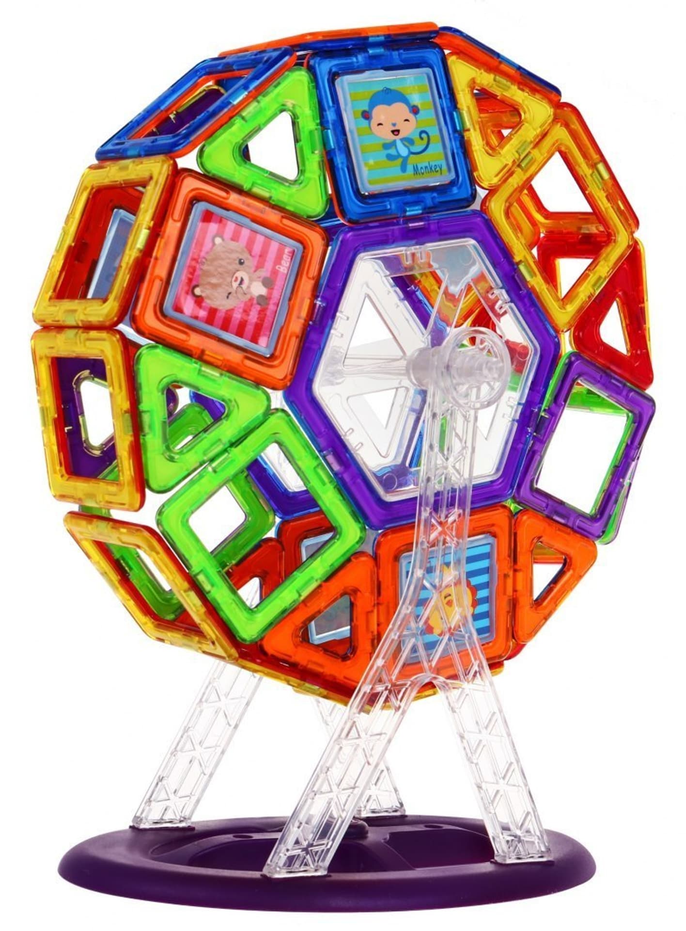 

Magiczne Klocki Magnetyczne 112 elementów