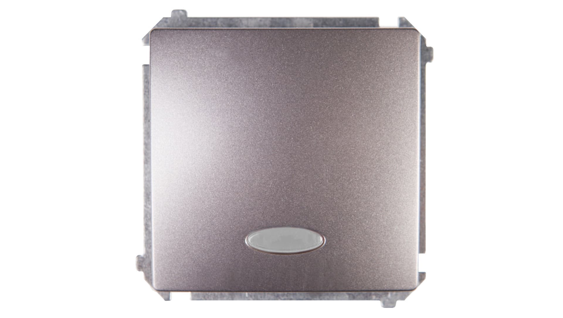 

Simon Basic Łącznik jednobiegunowy z podświetleniem stal inox BMW1L.01/21