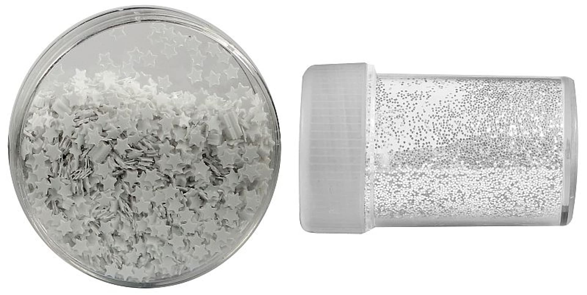 

Zestaw brokat 8g i konfetti 10g biały 307633 TITANUM