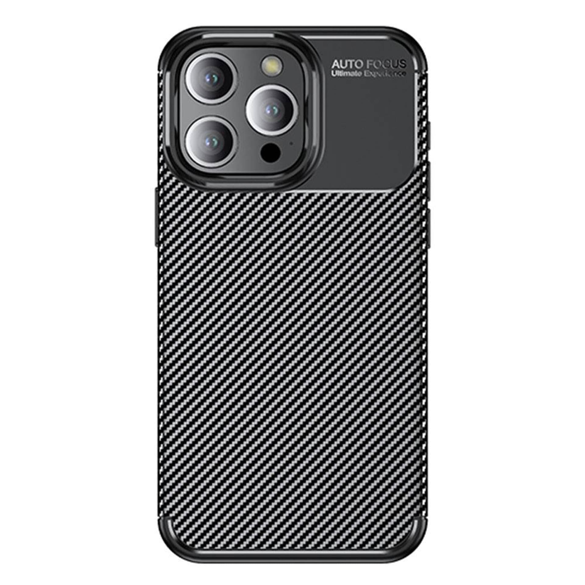 

Etui APPLE IPHONE 15 PRO MAX Pancerne Shockproof Nexeri Carbon Fiber czarne