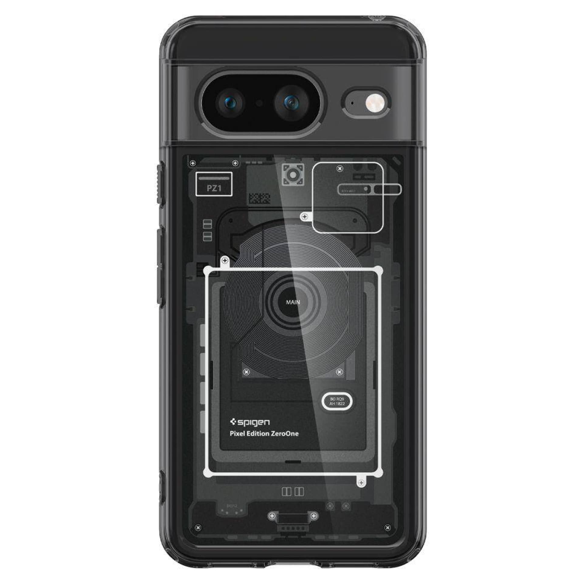 

Etui GOOGLE PIXEL 8 PRO Spigen Ultra Hybrid Crystal Zero One transparentne