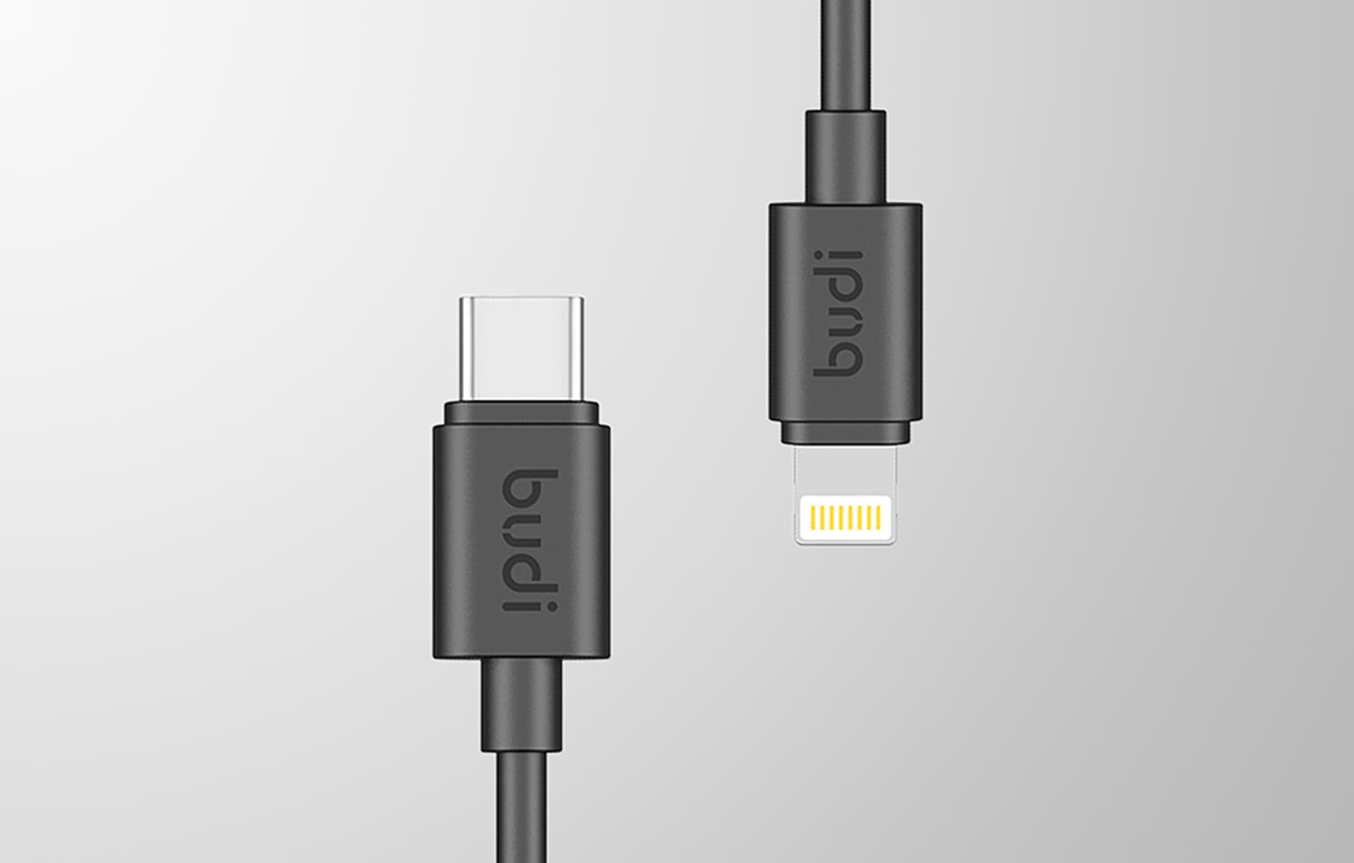 

Kabel USB Budi 35W 1.2m (czarny)