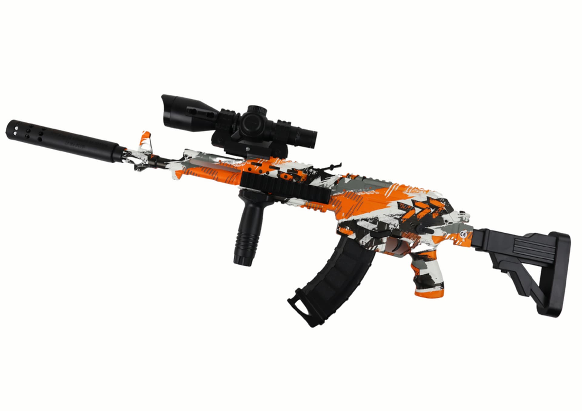 

Karabin Pomarańczowy Pistolet Na Kulki Żelowe AMT