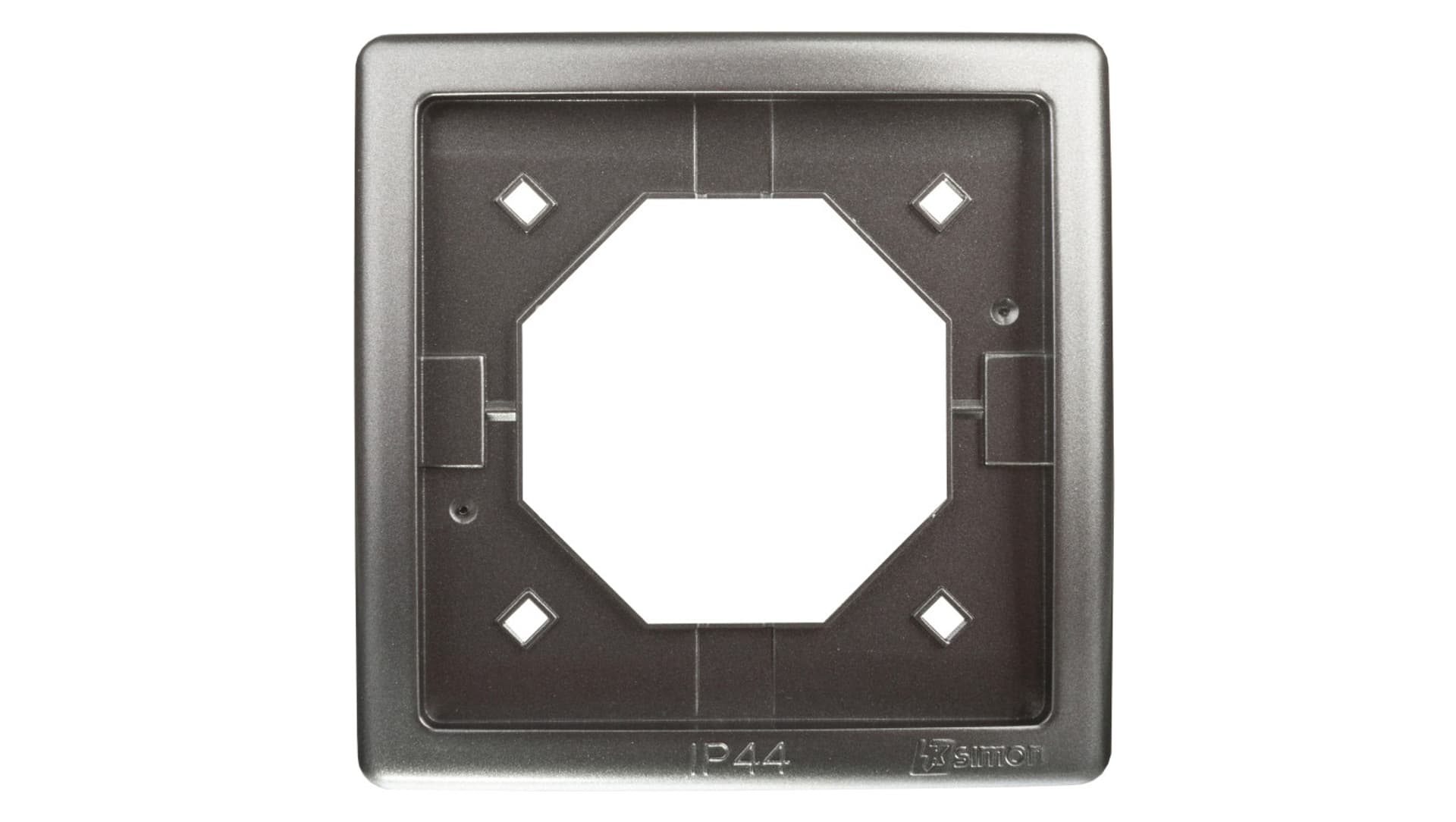 

Simon Basic Standard Ramka bryzgoszczelna pojedyncza IP44 z uszczelką stal inox BMR1B/21