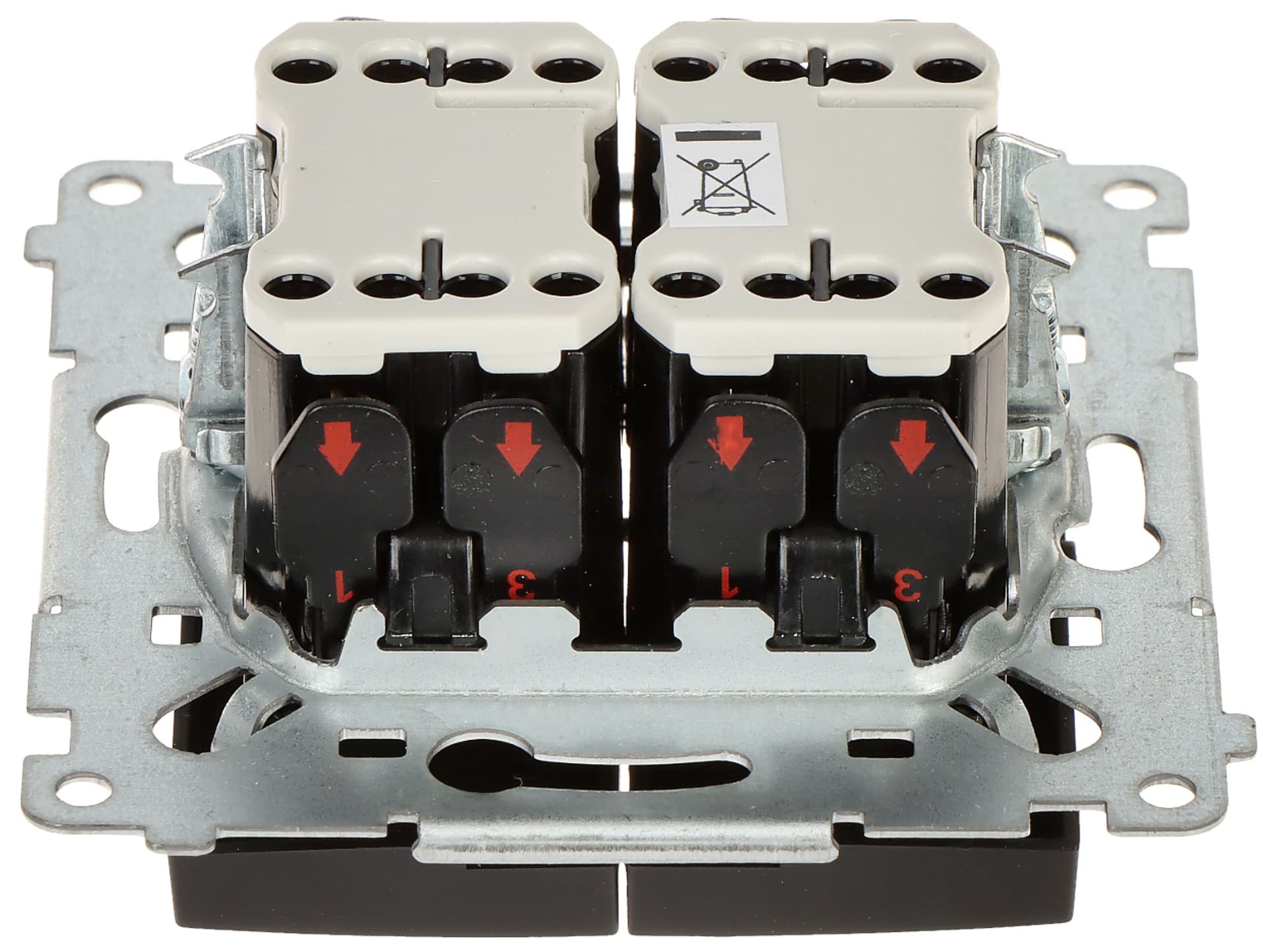 

ŁĄCZNIK KRZYŻOWY PODWÓJNY DW7/2.01/X/49-SIMON54 250 V 10 A
