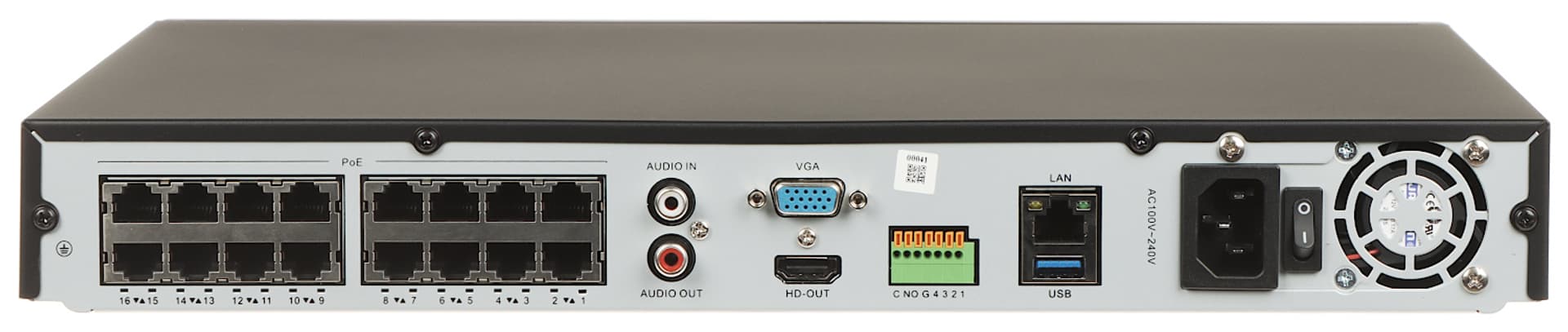 

REJESTRATOR IP APTI-N3212AI-16P-I3 32 KANAŁY, 16 PoE