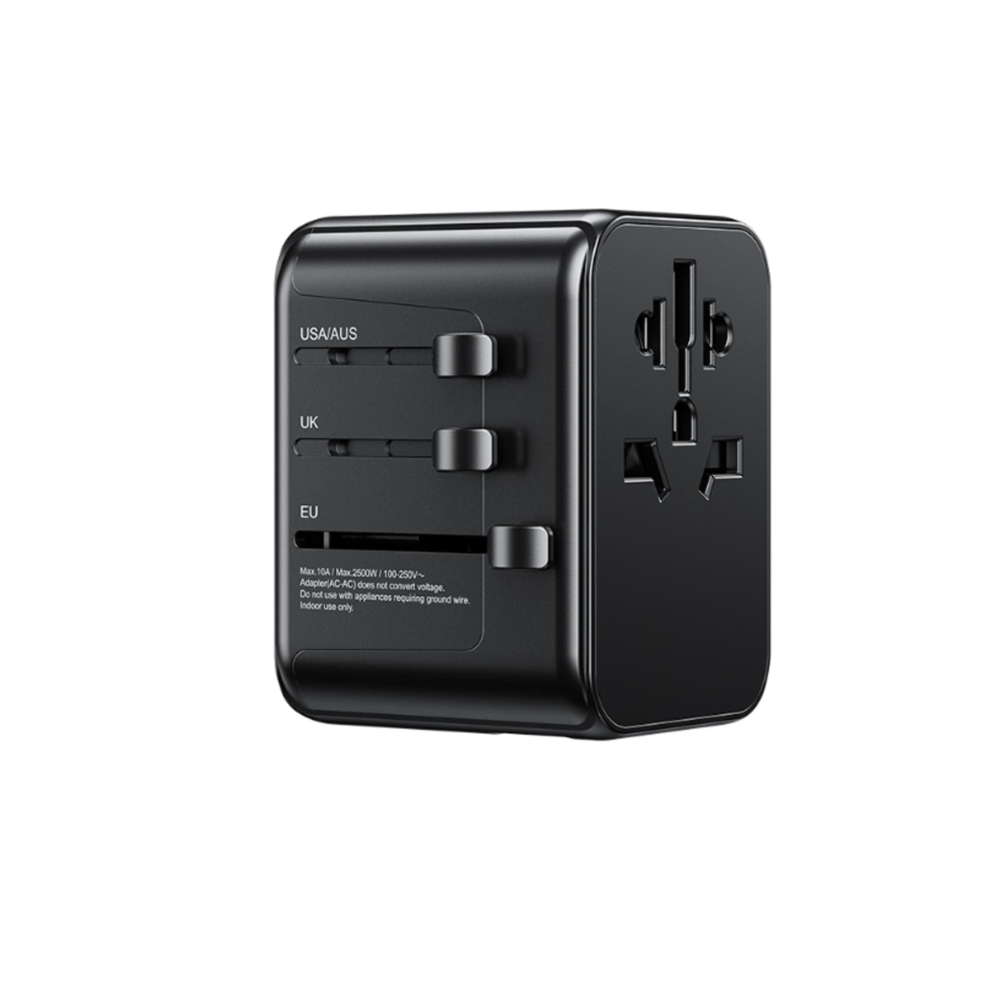 

WEKOME WP-U03 Pop Digital Series - Ładowarka / Adapter podróżny EU / UK / US / AU + 3x USB-C & 2x USB-A 30W (Czarny)