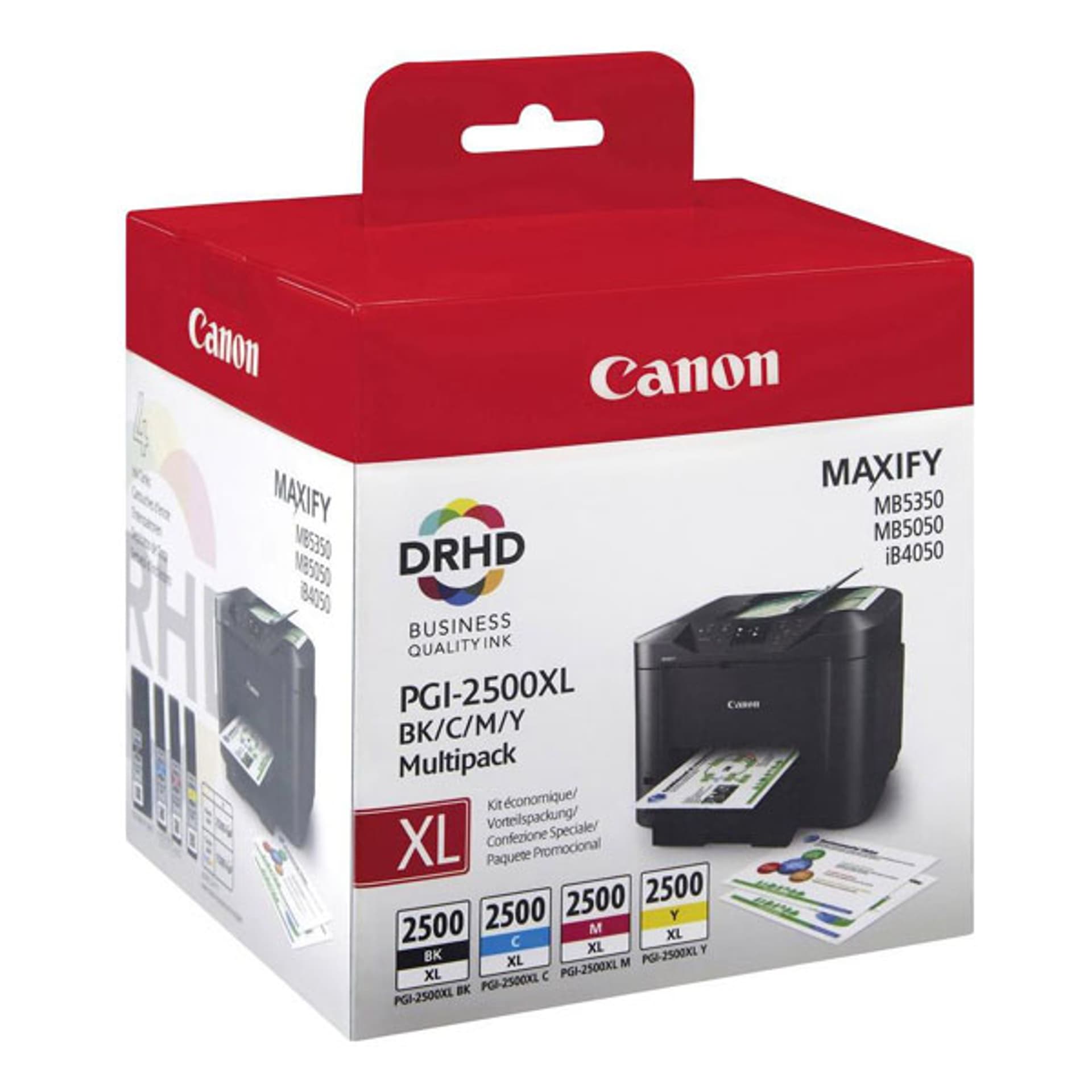 

Canon oryginalny ink / tusz PGI-2500, 9290B004, CMYK, blistr, 1295s, Canon Multi pack MAXIFY iB4050, ib4150, MB5050, MB5150, 5350,
