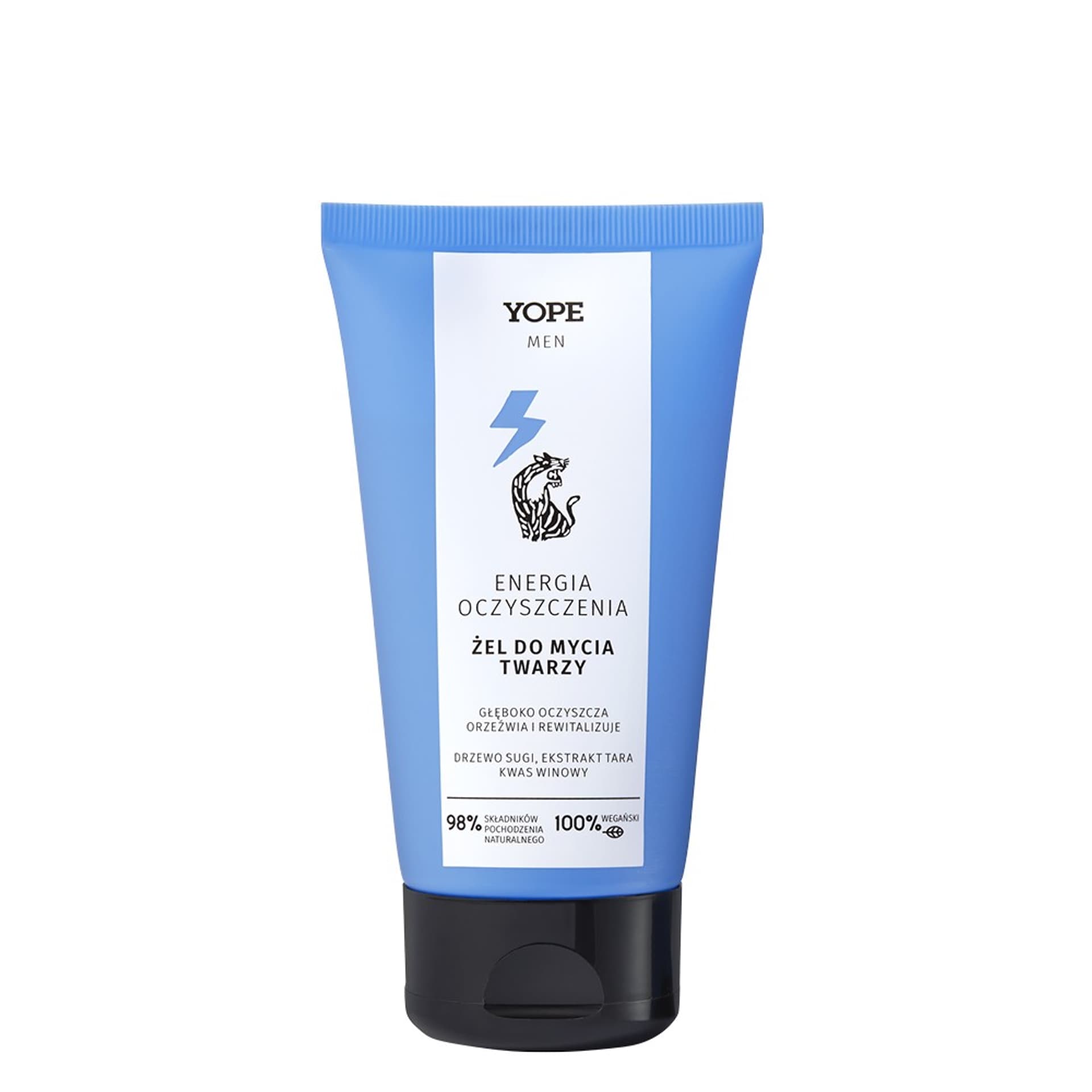 

YOPE Men Wood Żel do mycia twarzy dla mężczyzn - Energia Oczyszczenia 150ml