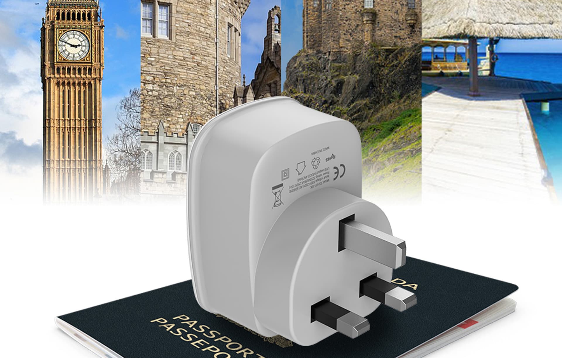 

Adapter podróżny TS-611-UK-GRA