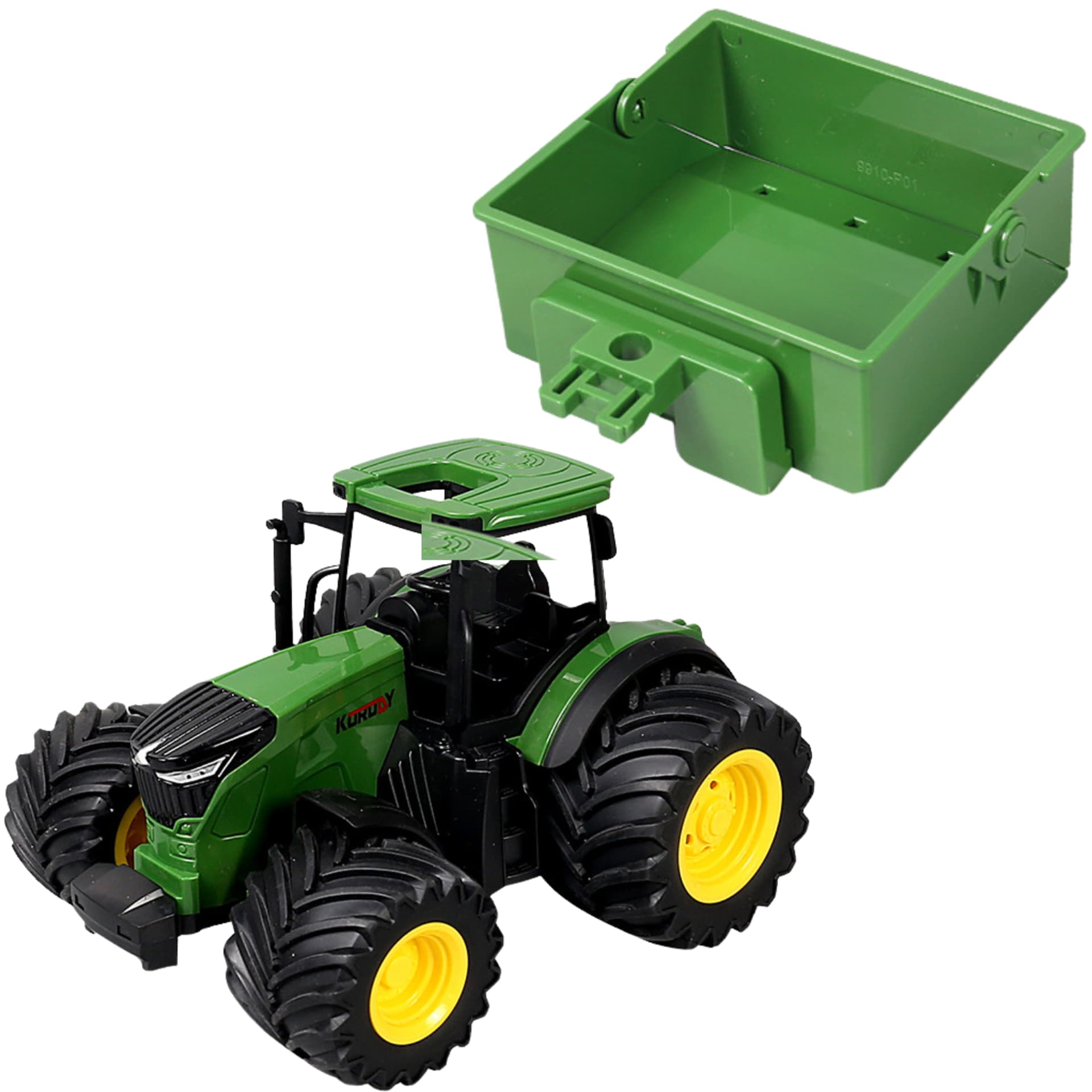 

ZESTAW TRAKTOR Z PRZYCZEPĄ ZABAWKOWY CIĄGNIK ROLNICZY MAŁY ROLNIK DLA DZIECI