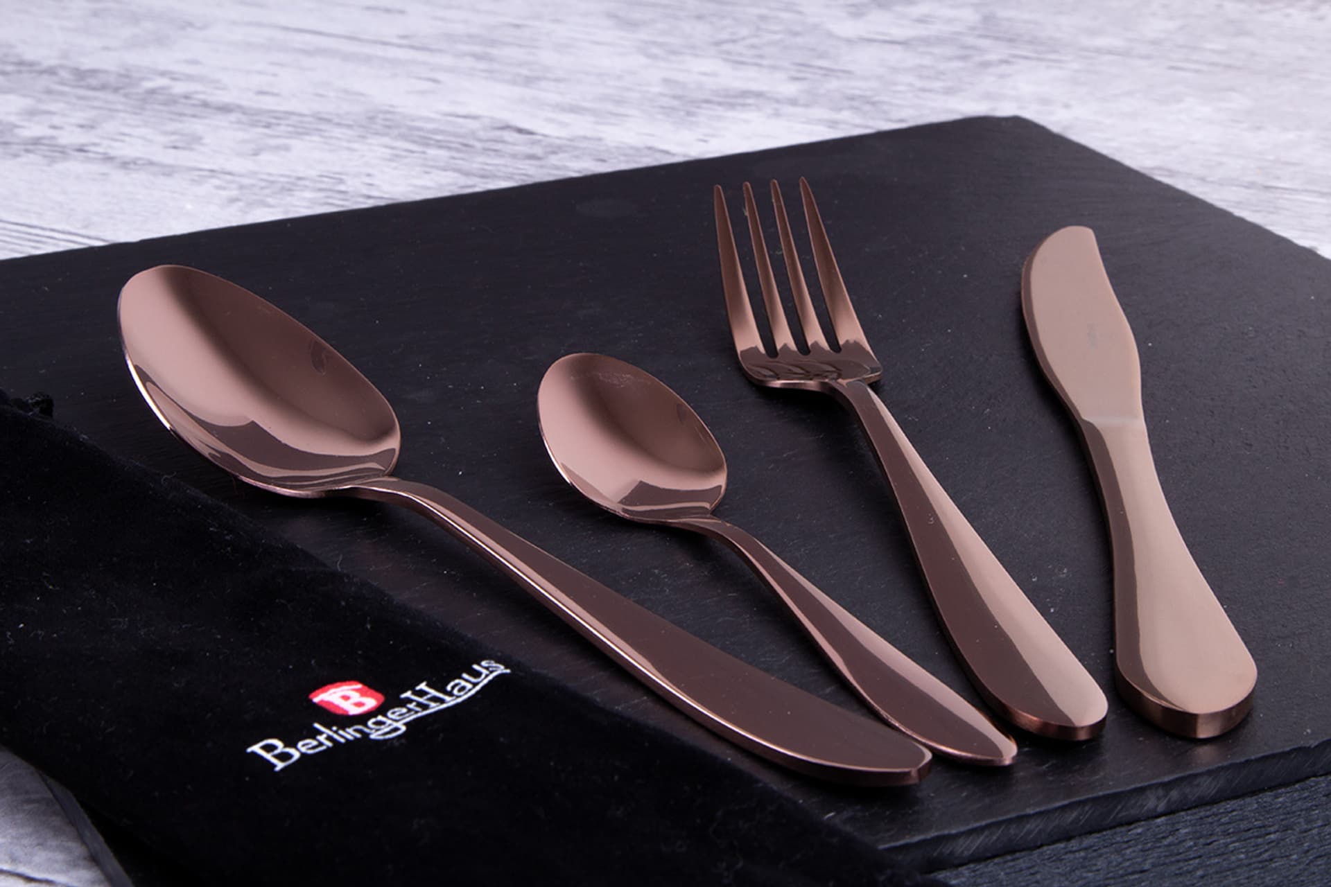 

SZTUĆCE 4 ELEM. BERLINGER HAUS BH-2727 ROSE GOLD