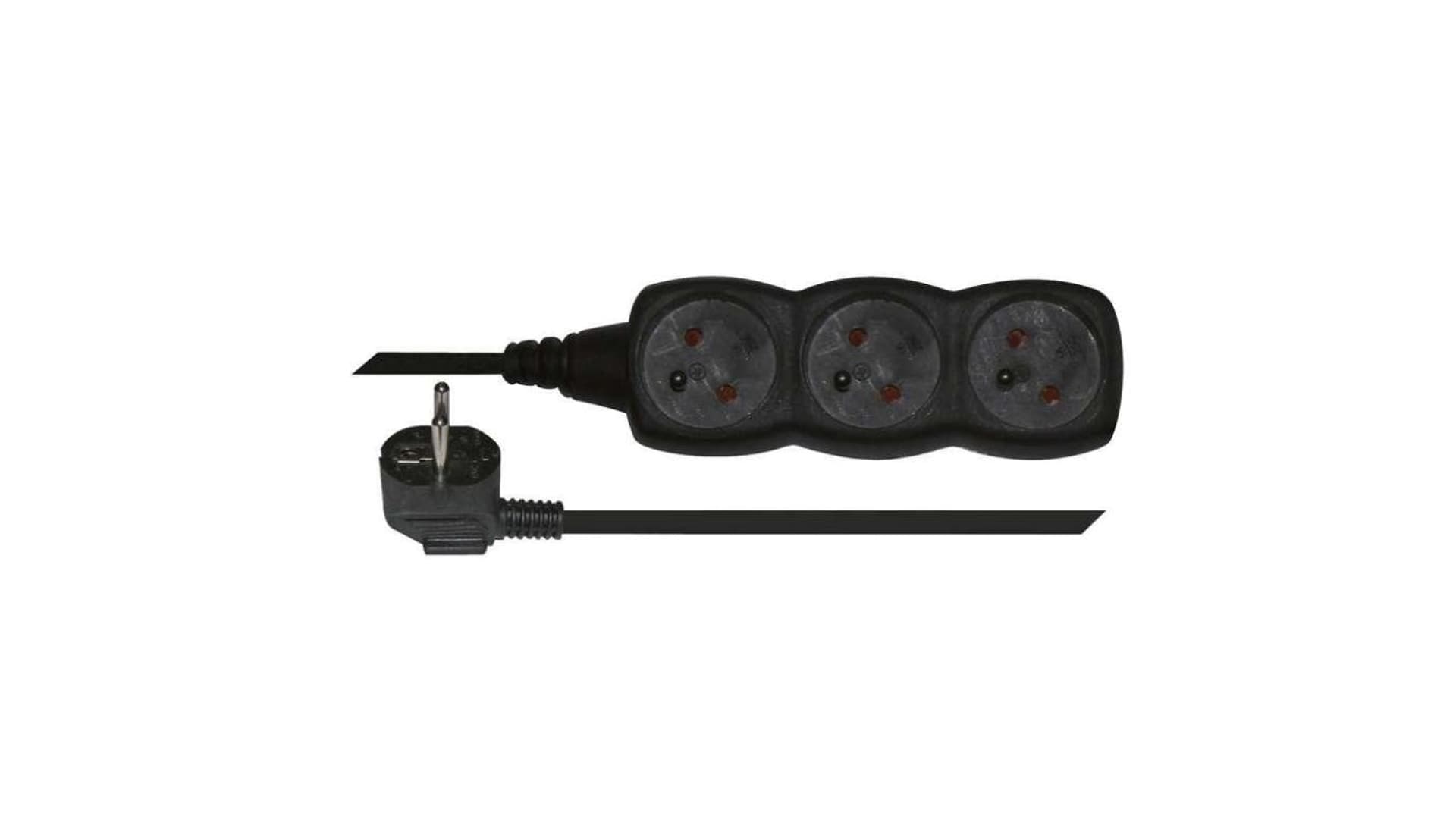 

Przedłużacz 3-gniazda z/u 3m /H05VV-F 3G1/ czarny PC0313
