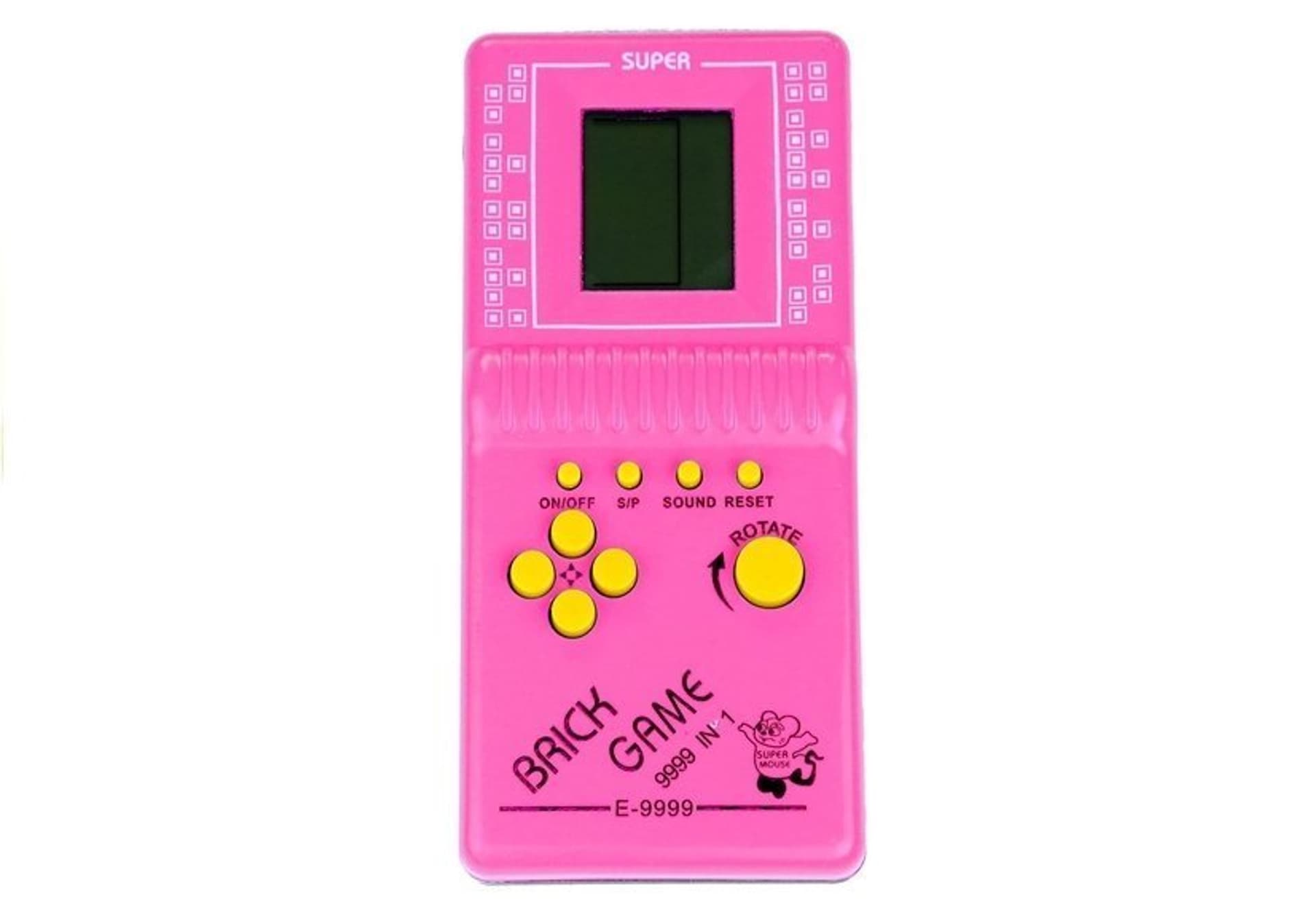 

Gra Elektroniczna Tetris Kieszonkowa Różowa