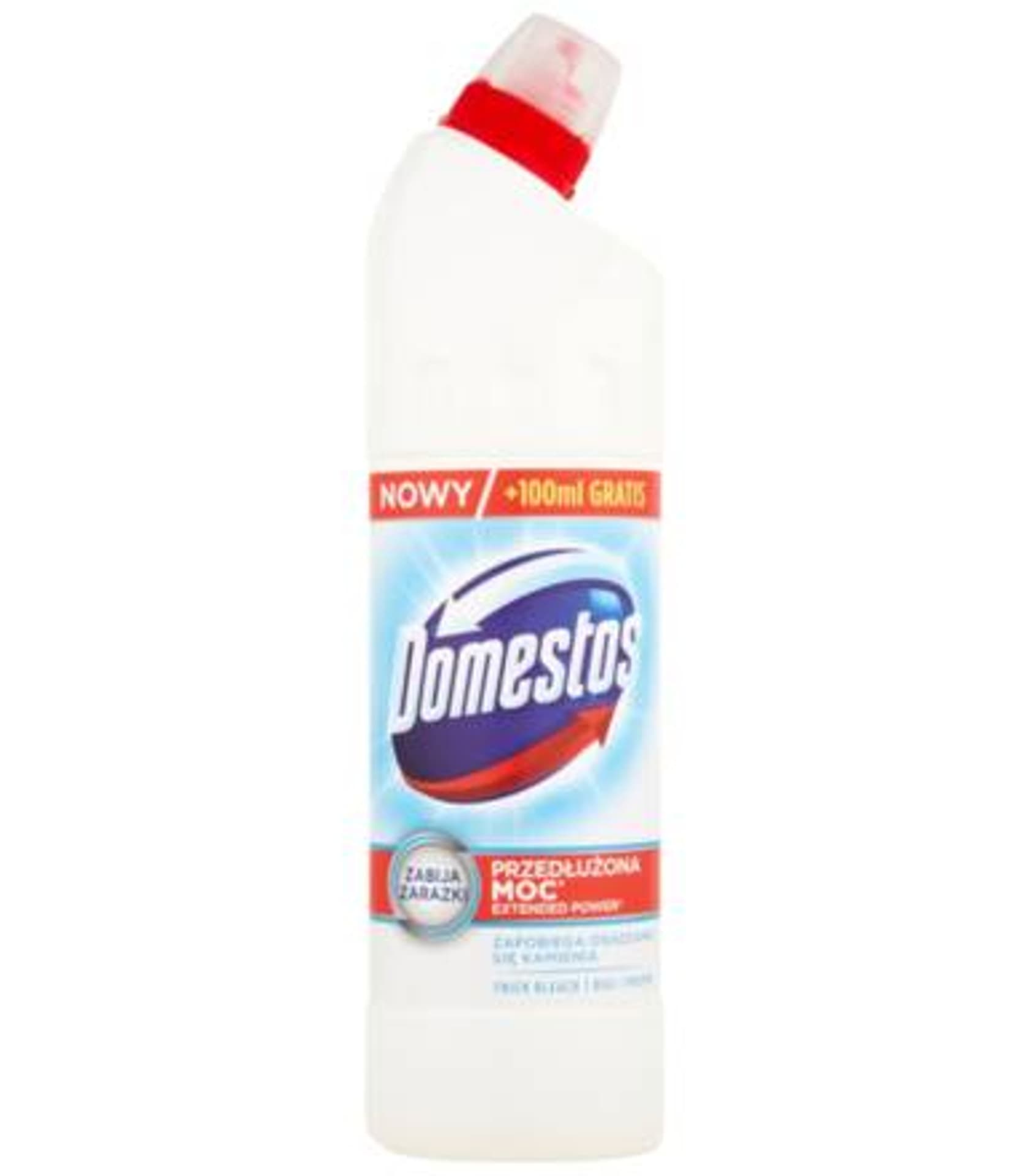 

Płyn do mycia WC DOMESTOS 750 ml Alaska Biel / biel i połysk