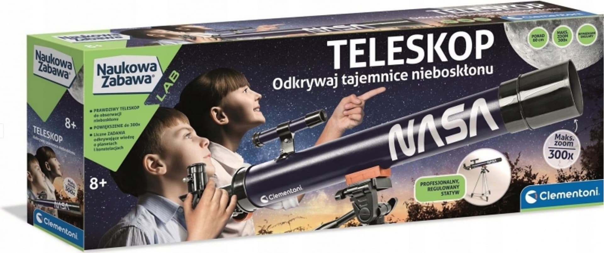 

Teleskop NASA 7el 61x10x23 CLEMENTONI 50756 CLM