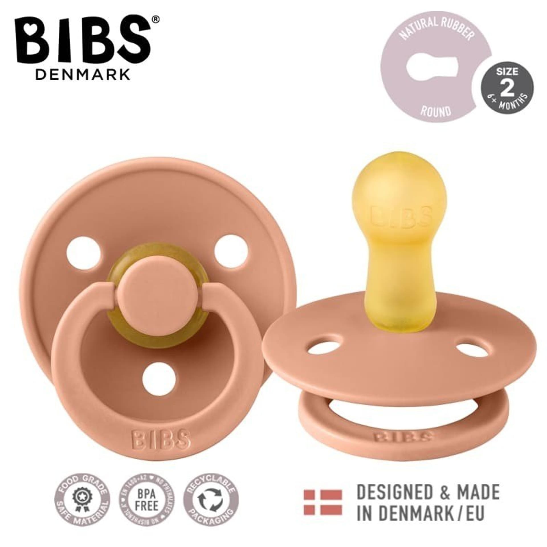 

Sm. kaucz. bibs peach m 6+
