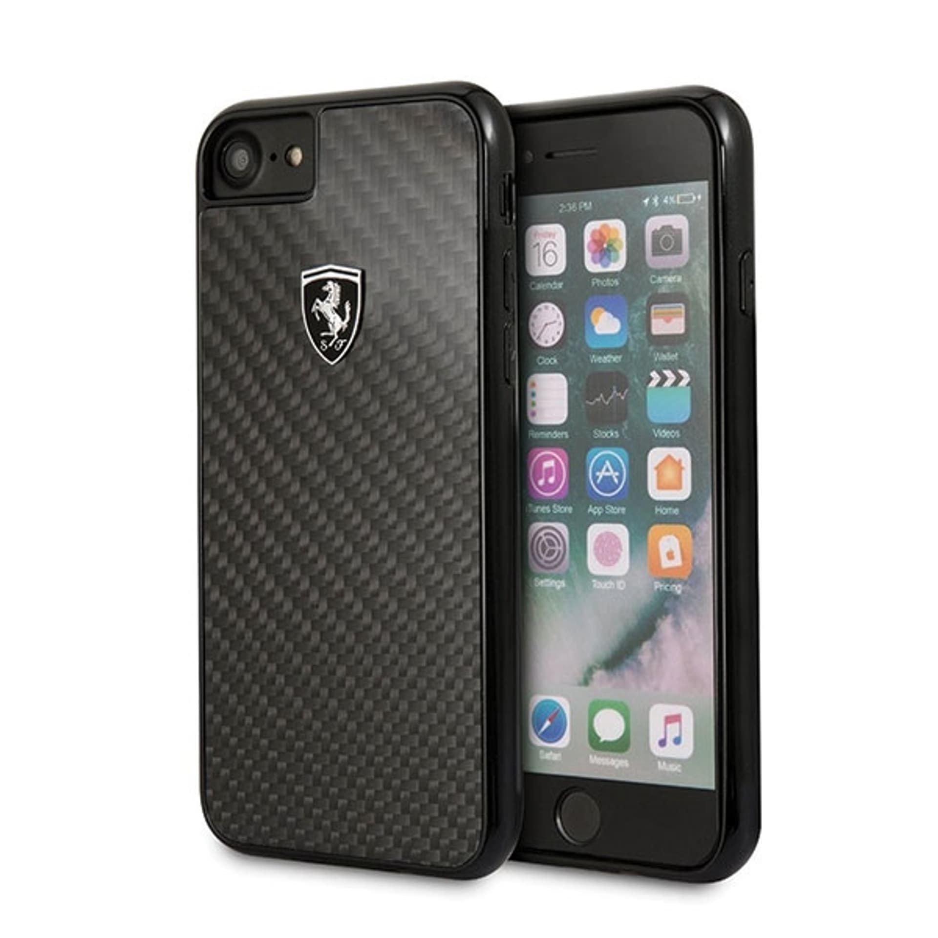 

Ferrari Hardcase FEHCAHCI8BK iPhone 7/8 SE 2020 / SE 2022 black/czarny Carbon Heritage