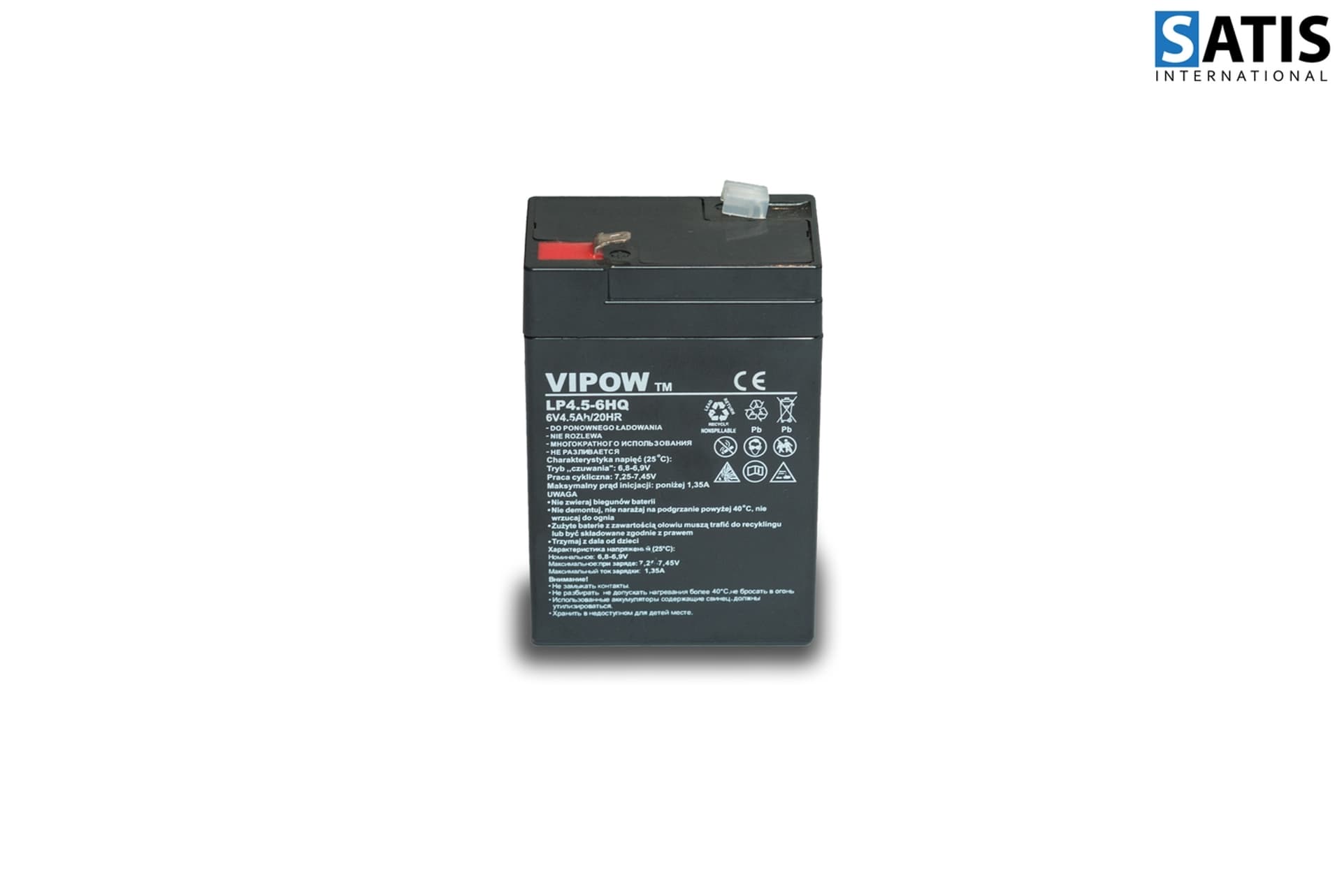

SATIS AKUMULATOR 6V/4,5Ah