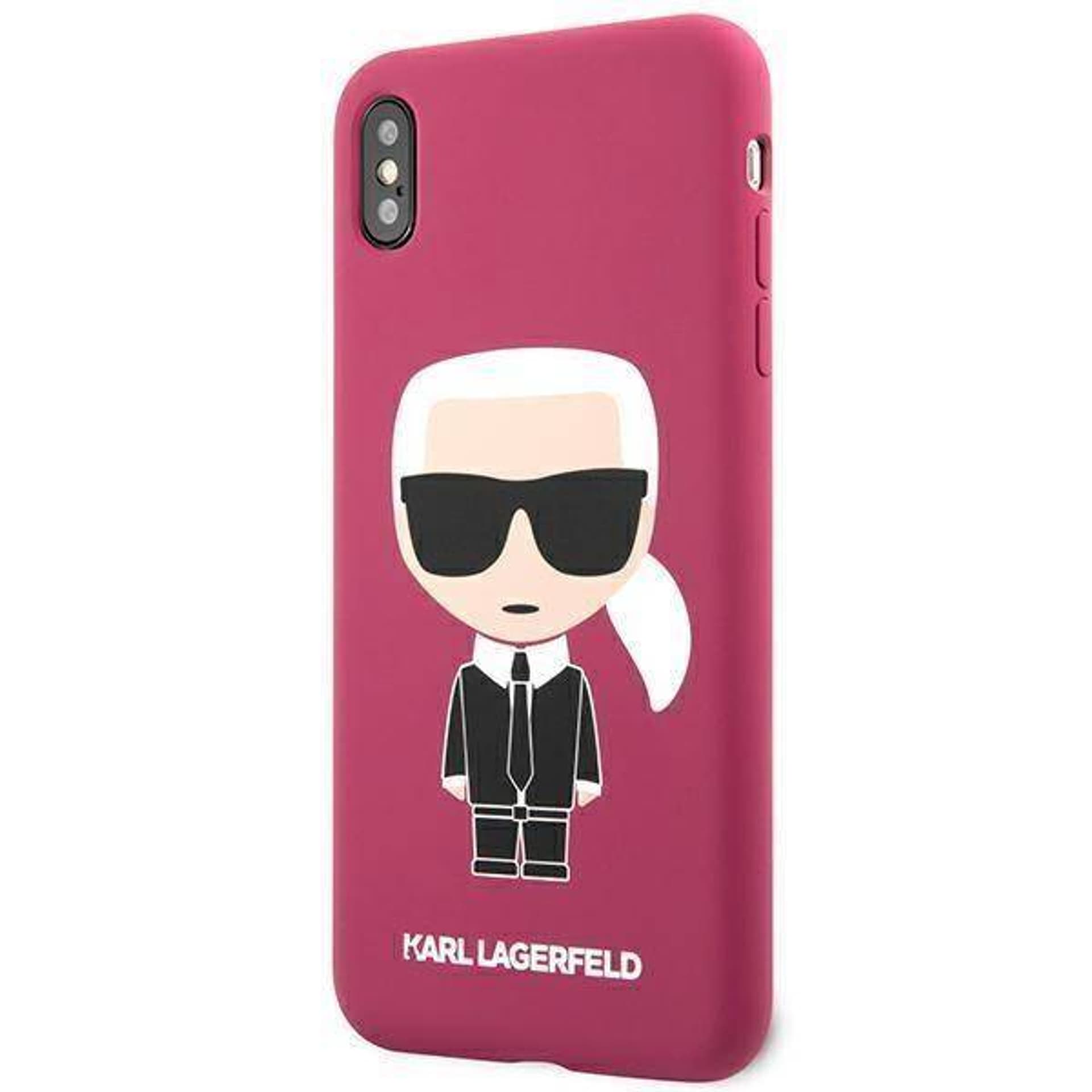 

Oryginalne Etui IPHONE X / XS Karl Lagerfeld Hardcase Silicone Ikonik (KLHCPXSLFKFU) różowe, Klhcpxslfkfu) różow