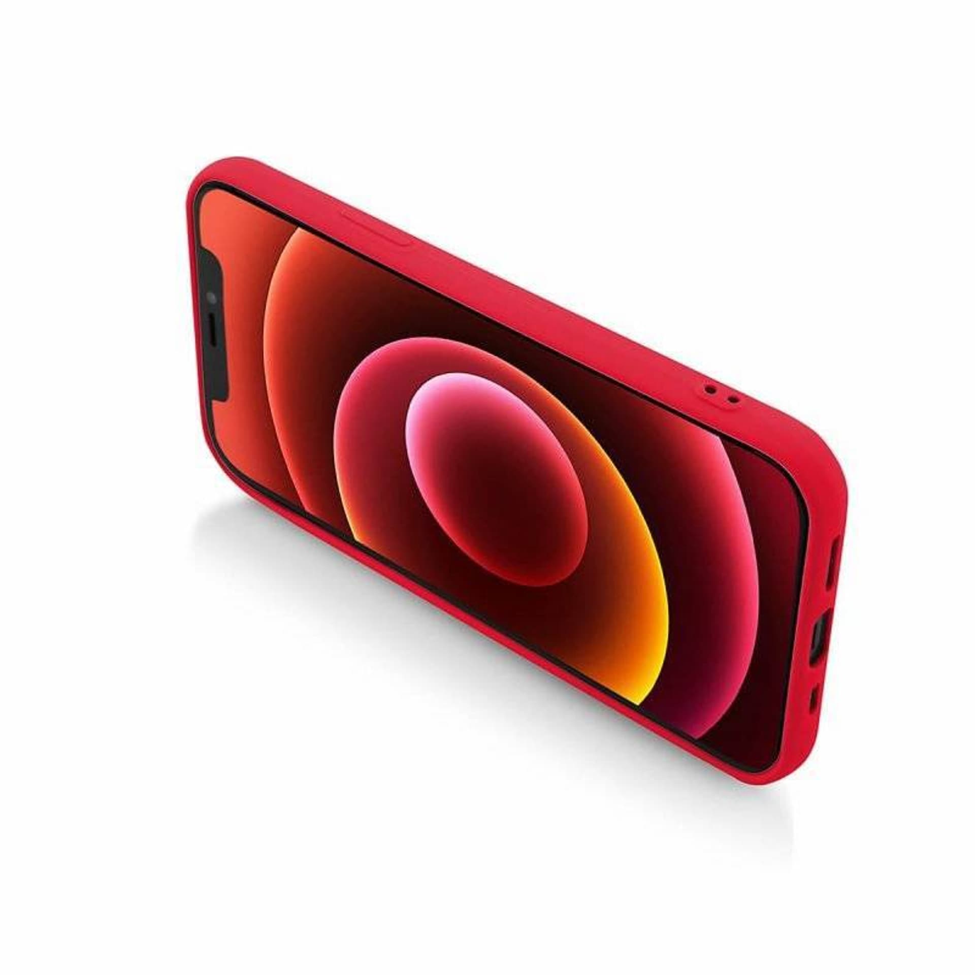

Etui MOTOROLA MOTO G50 Silikonowe z Osłoną na Aparat Nexeri Silicone Lens czerwone