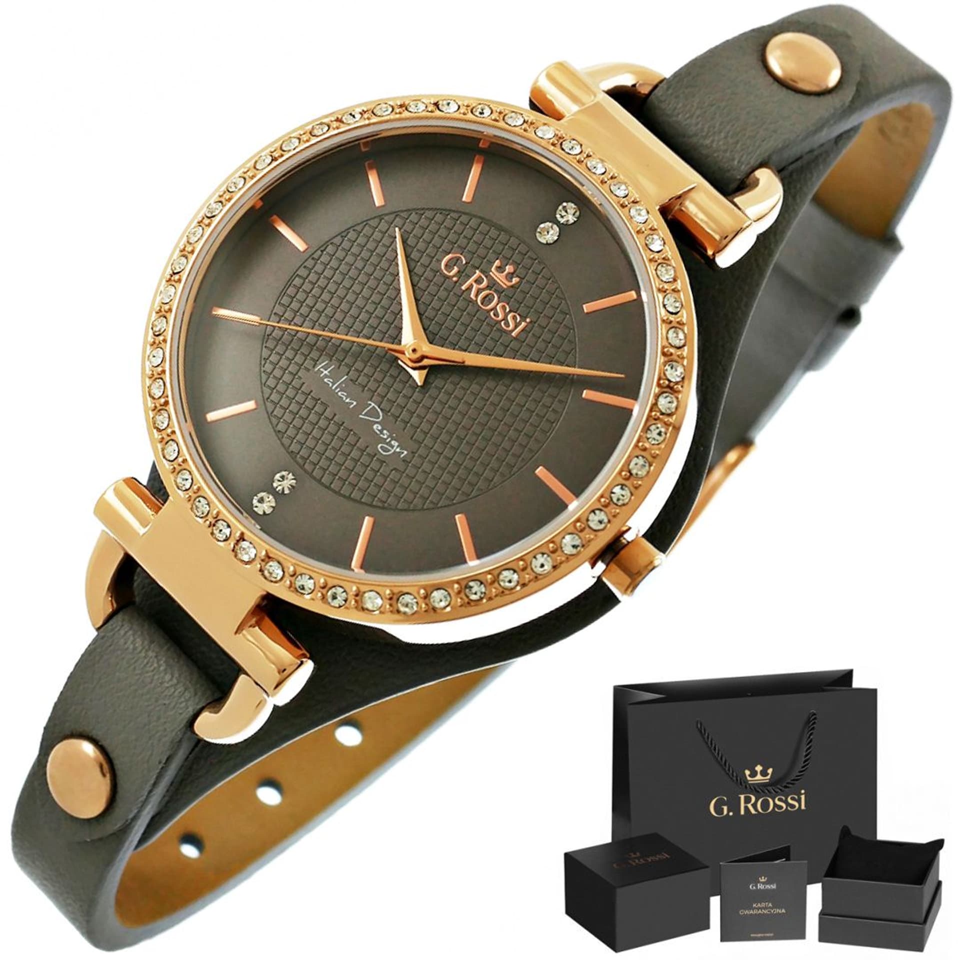 

Zegarek Damski G.Rossi 13922A-1B3 + BOX