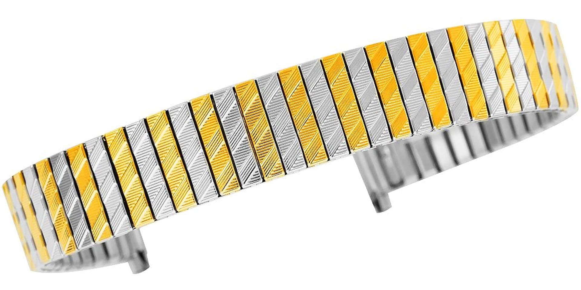 

Bransoleta rozciągana Srebrno Złota HQ 12 do 16 mm 130SG-12/16