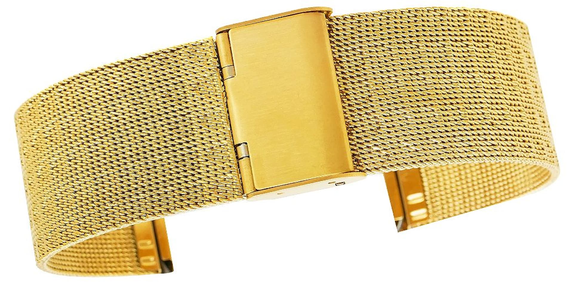

Bransoleta Fashion Mesh Złota IPG 22 mm FA22G