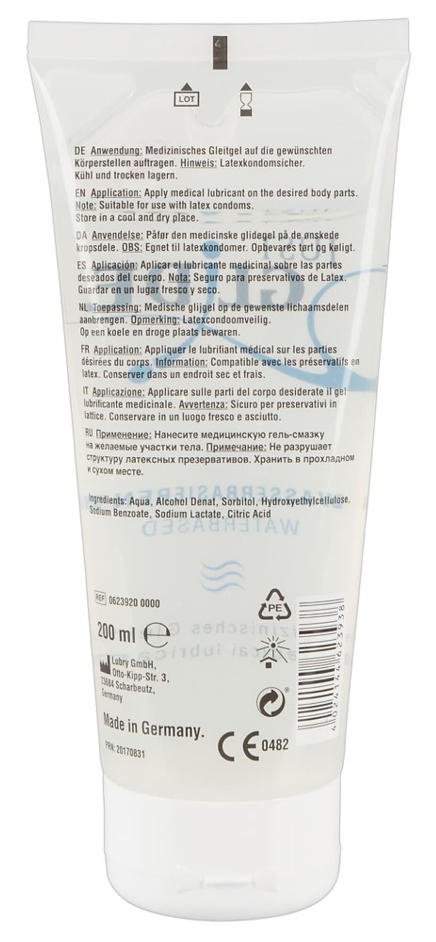 

Lubrykant na bazie wody 200 ml Just Glide