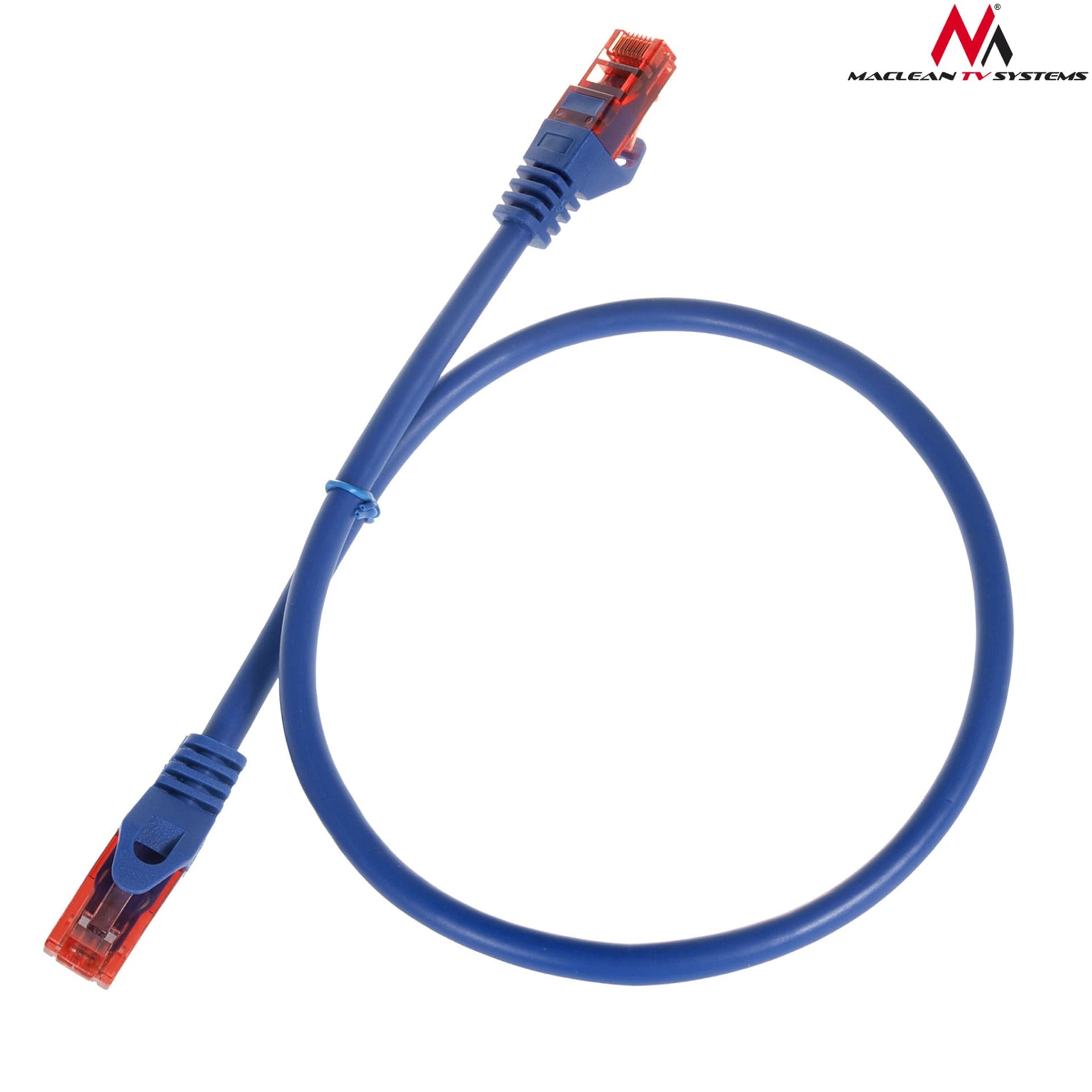 

MCTV-300 N 47255 Przewód kabel patchcord UTP cat6 wtyk-wtyk 0,5m niebieski