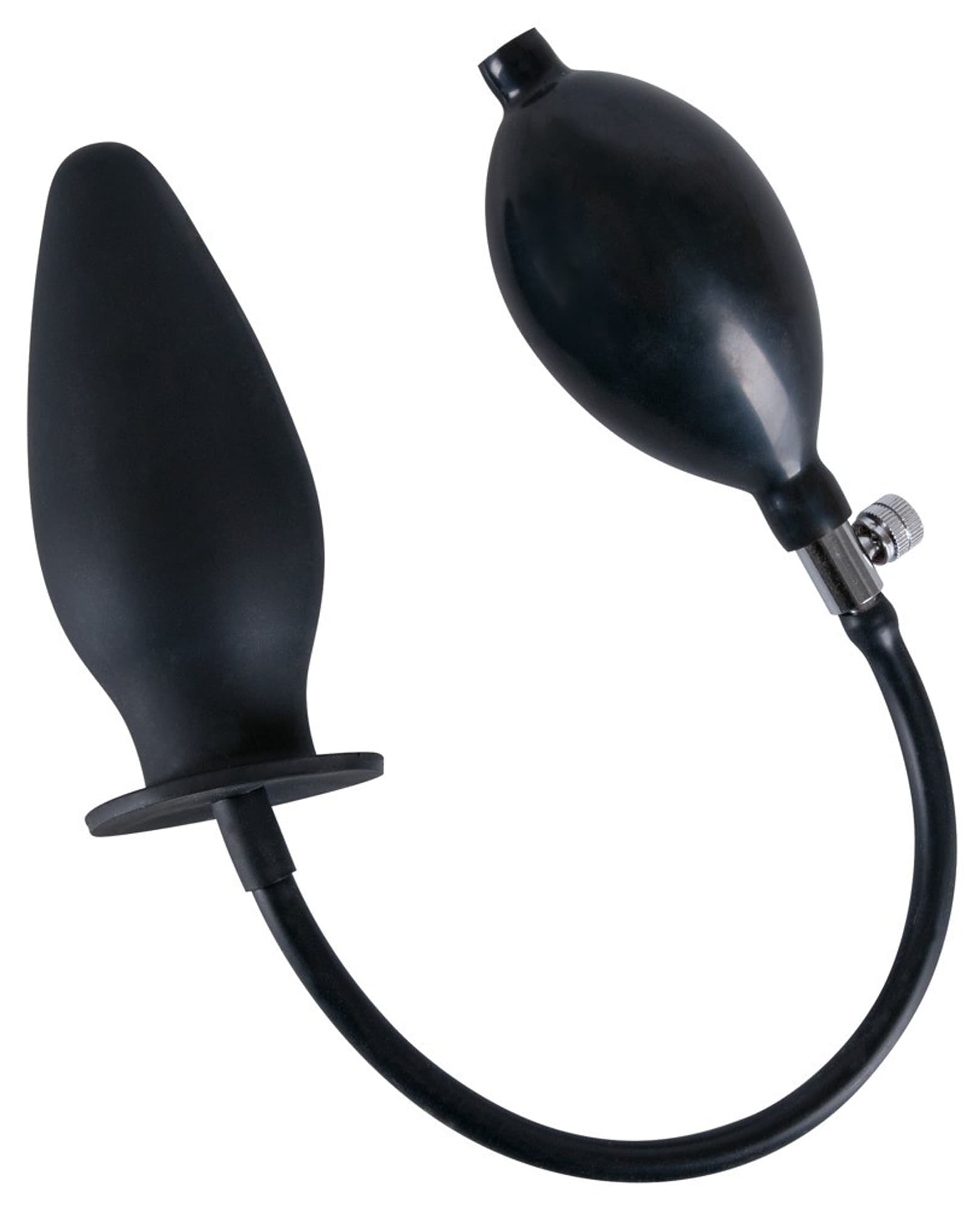 

Korek analny silikonowy pompowany True Black 11,5 cm
