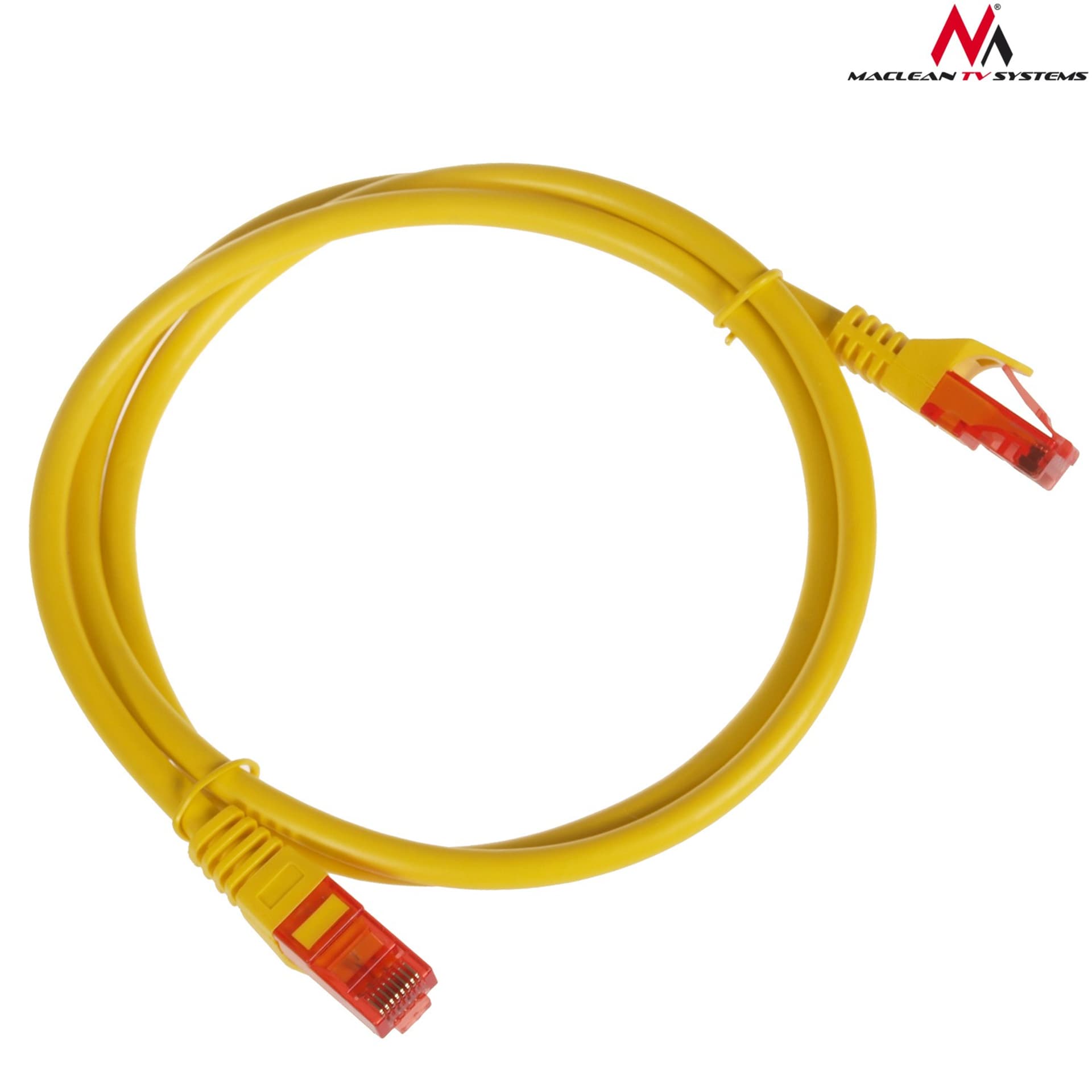 

MCTV-301 Y 47267 Przewód kabel patchcord UTP cat6 wtyk-wtyk 1m żółty