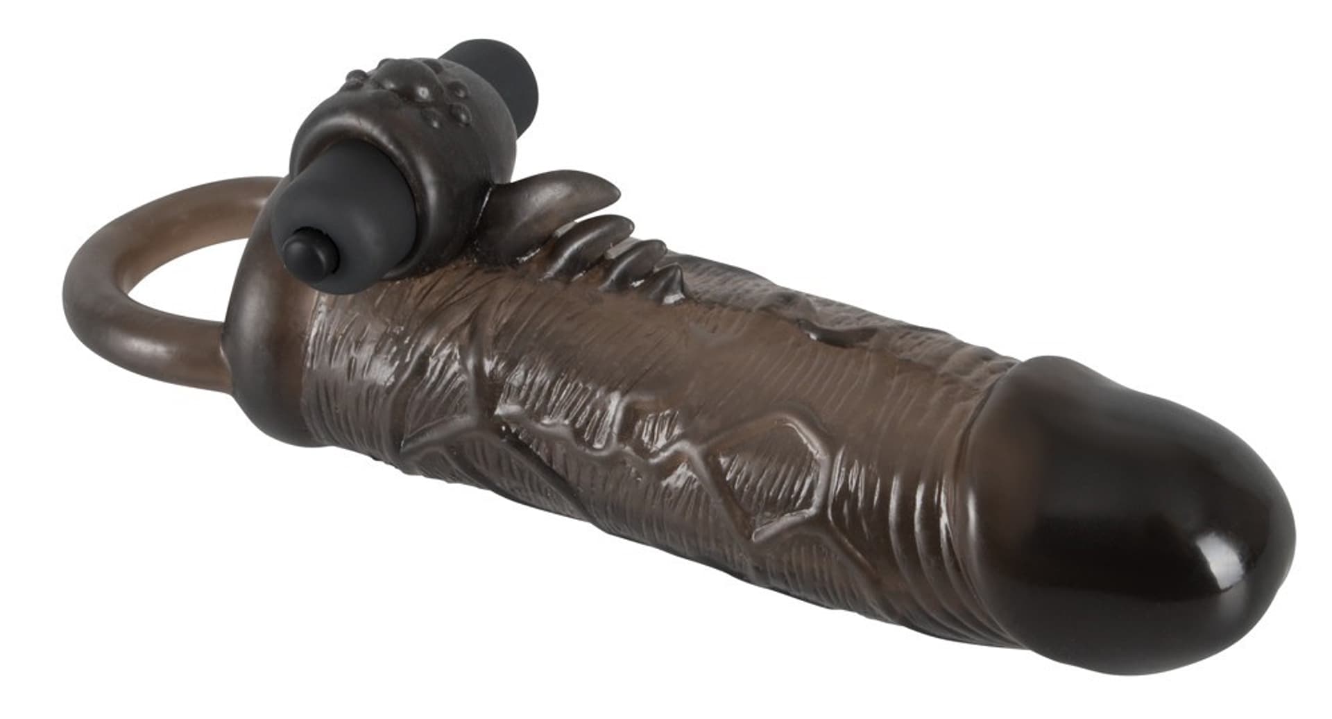 

Przedłużka na penisa z wibracjami REBEL - 19cm