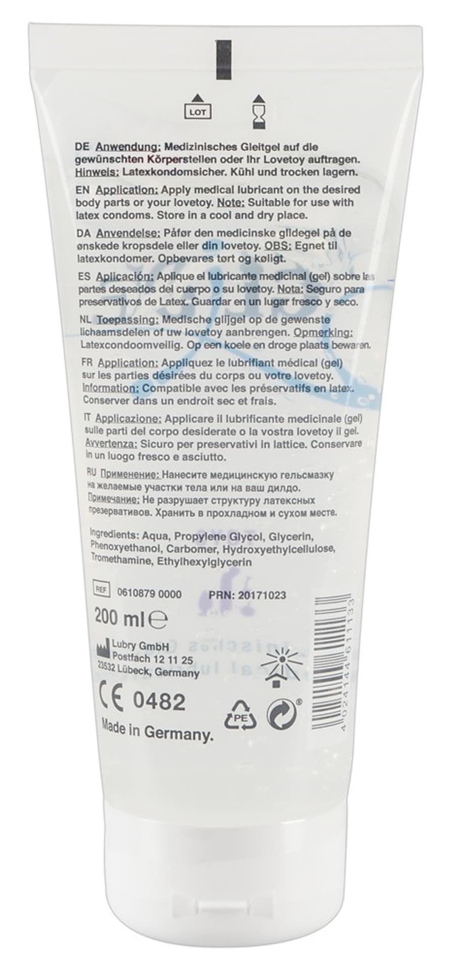 

LUBRYKANT JUST GLIDE TOY LUBE 200 ML