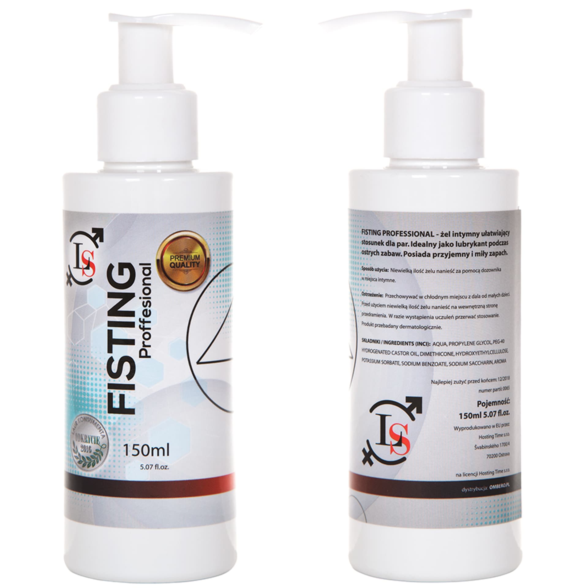 

Lubrykant specjalistyczny Fisting Proffesional 150ml LoveStim