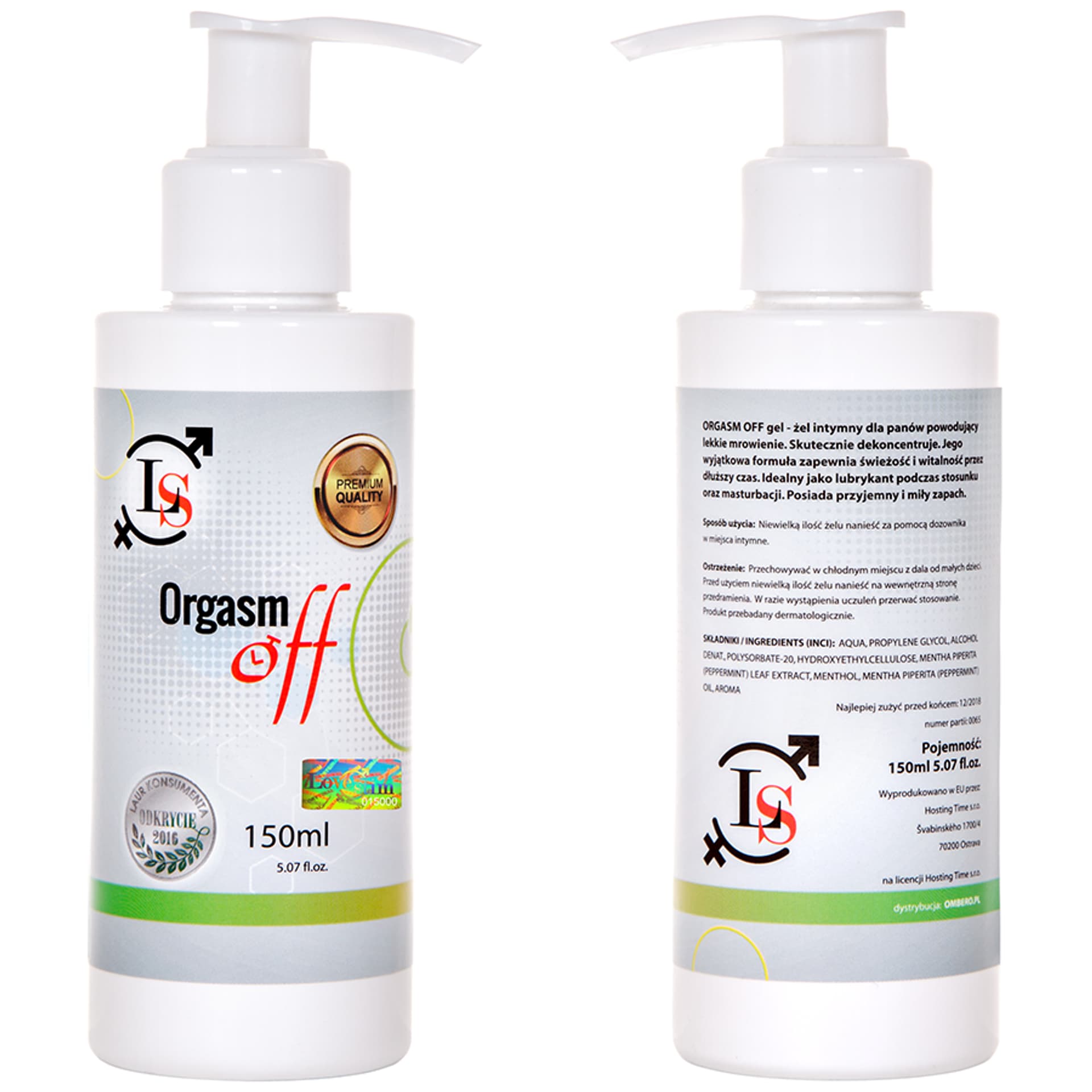 

Żel Orgasm off 150ml