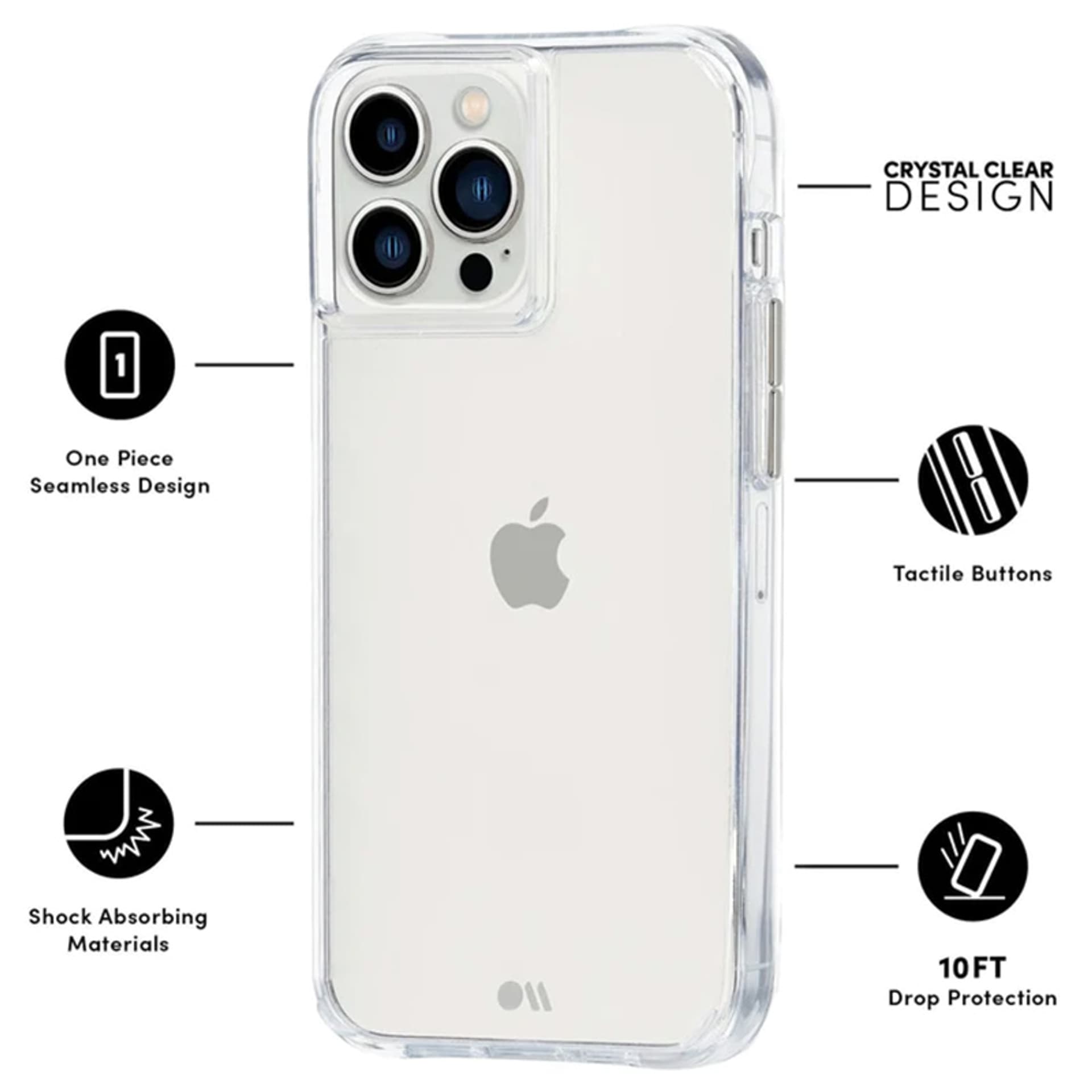 

Case-Mate Tough Clear - Etui iPhone 13 Pro Max (Przezroczysty)