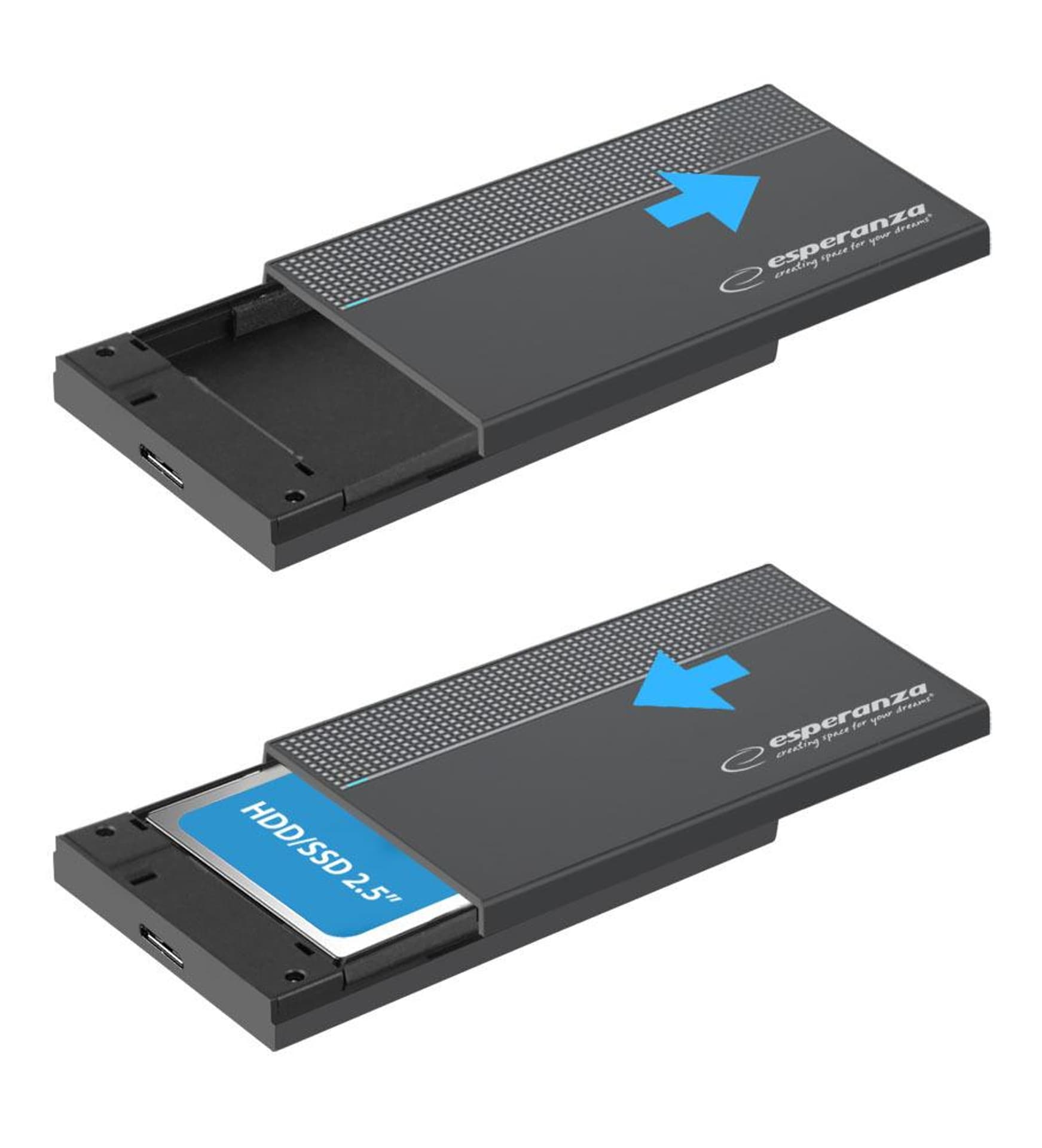 

EBA102 Esperanza obudowa zewnętrzna na hdd/ssd 2.5"