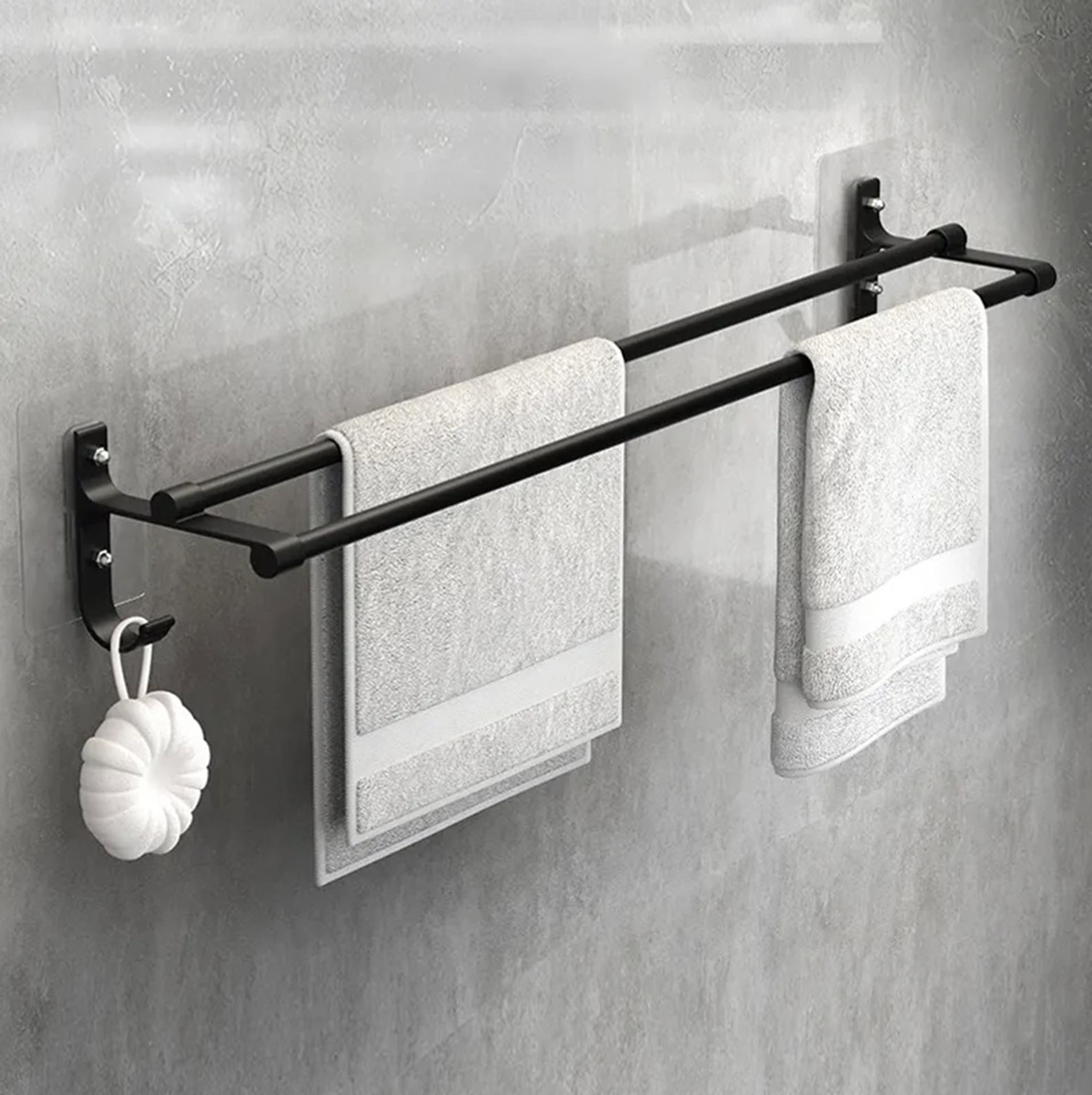 

AG987 Wieszak ścienny na ręczniki 60cm loft