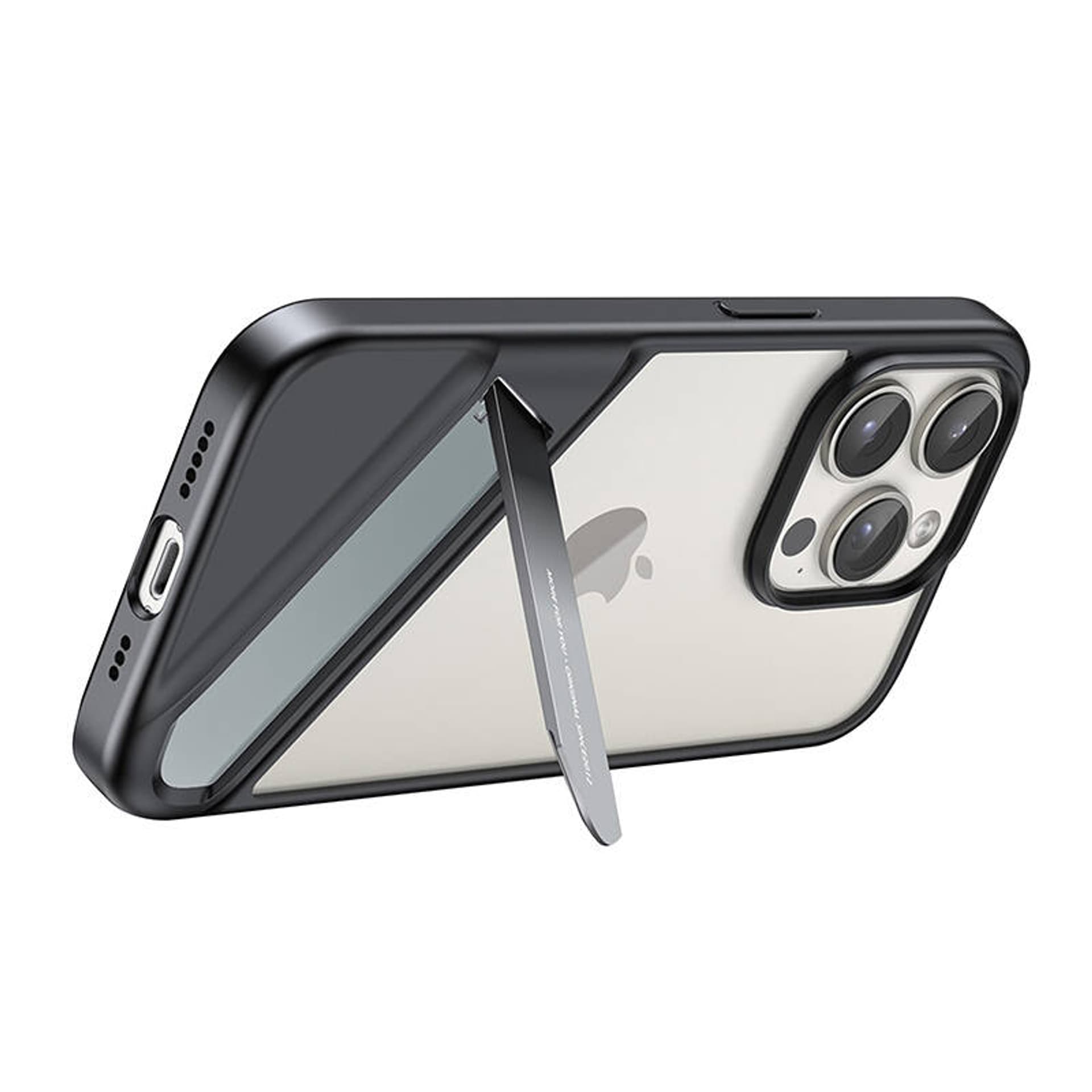 

Etui ze stojakiem UGREEN LP739 iPhone 15 Pro (Czarny)