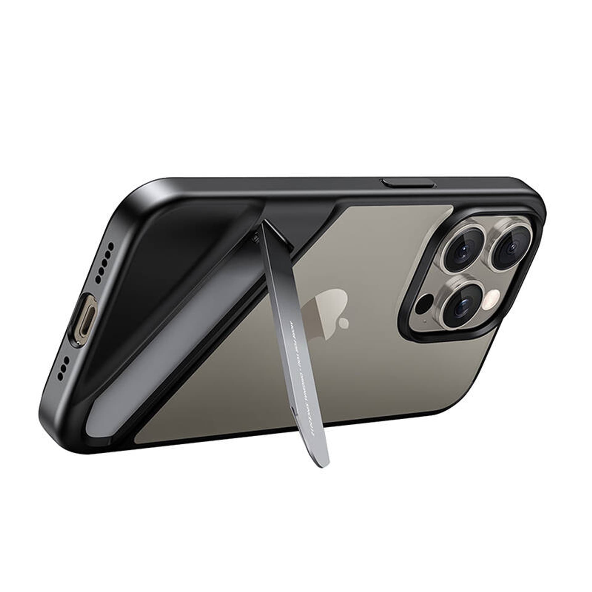 

Etui ze stojakiem UGREEN LP740 iPhone 15 Pro Max (Czarne)