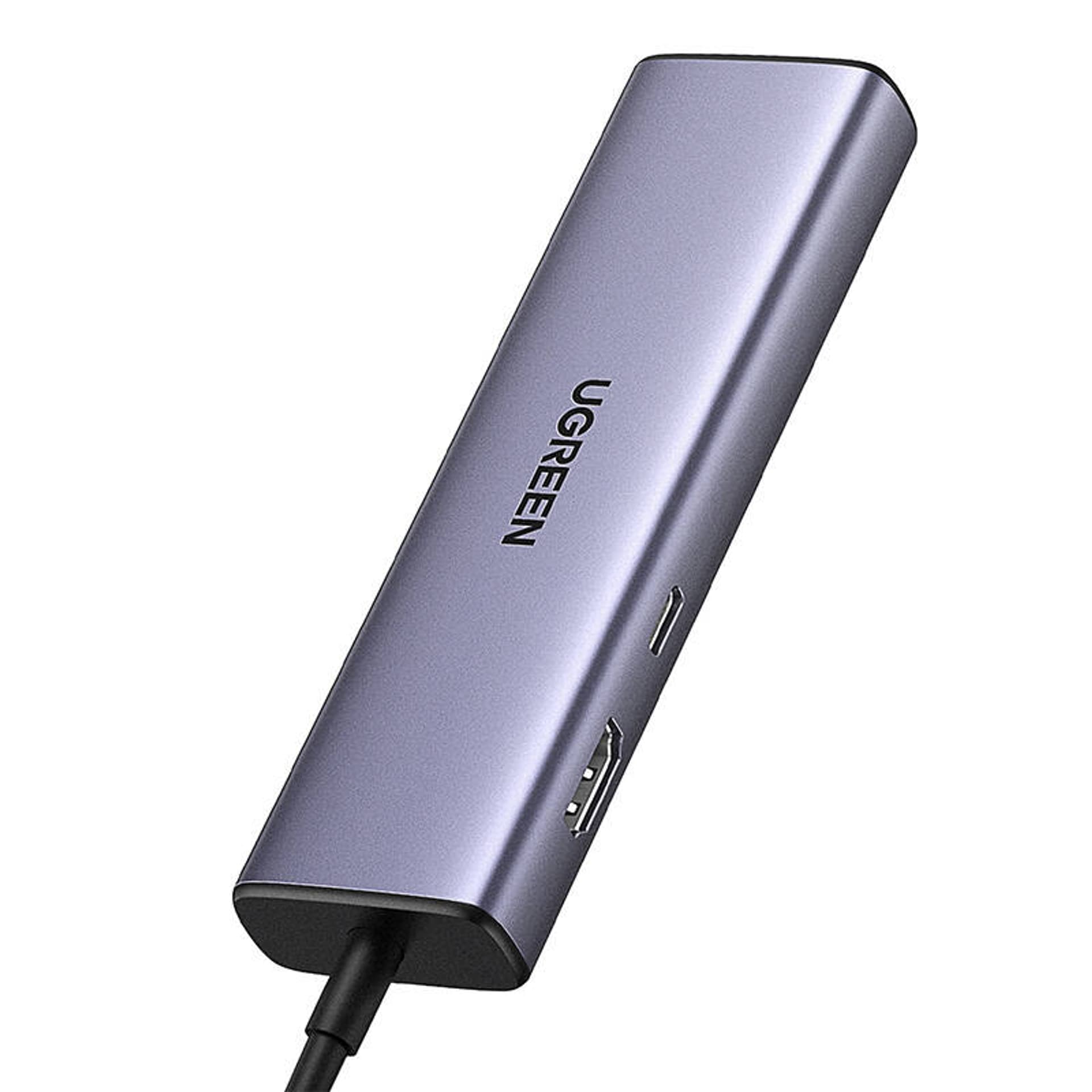 

Adapter 1w6 UGREEN CM512 USB-C do 3x USB A 3.0, HDMI, RJ45, PD Converter