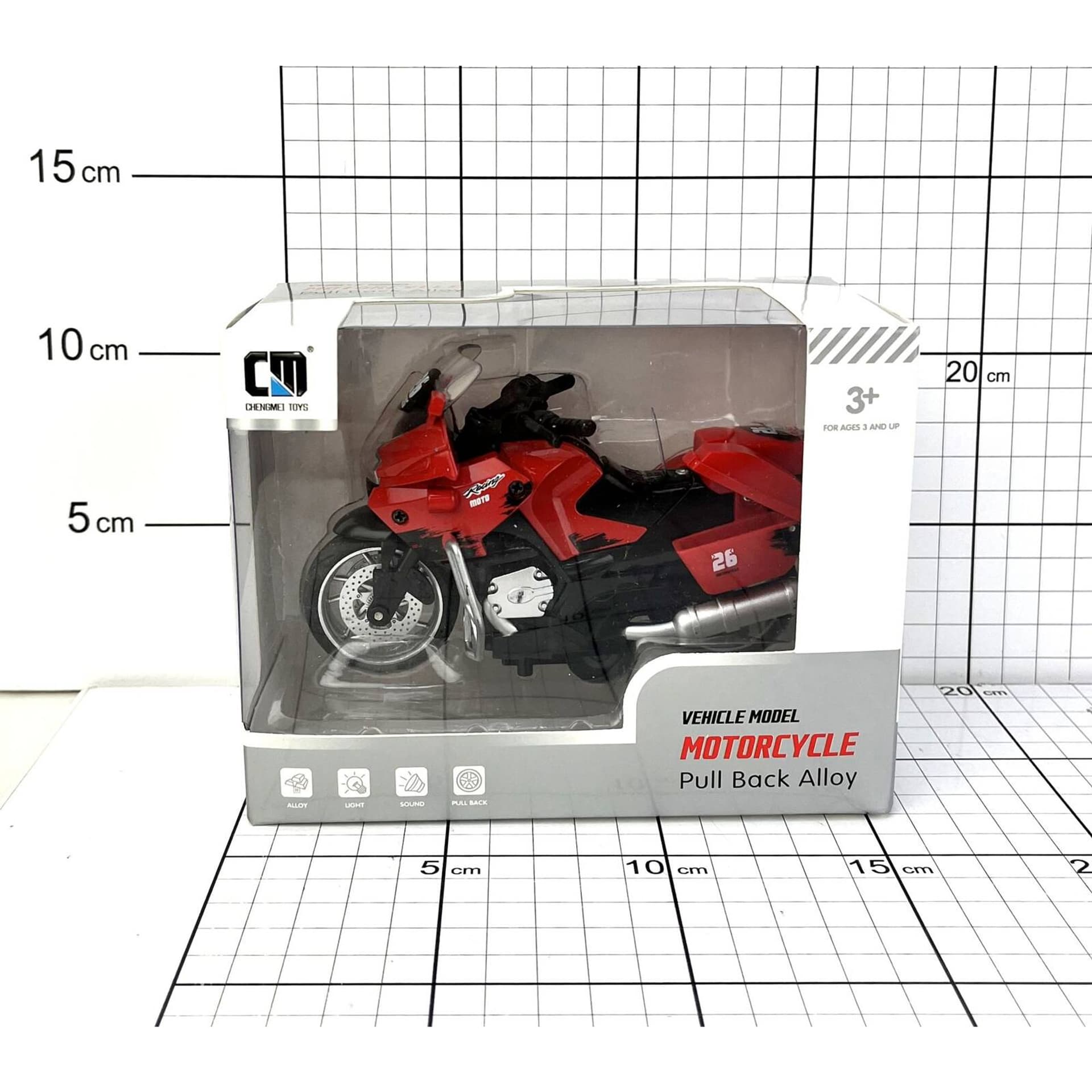 

MOTOCYKL ŚW./DŹW. W PUDEŁKU